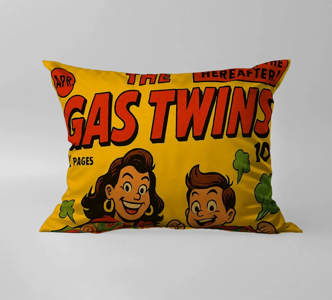 THE GAS TWINS - Fresh Supes On The Block cuscino da Vintage Van Gogh