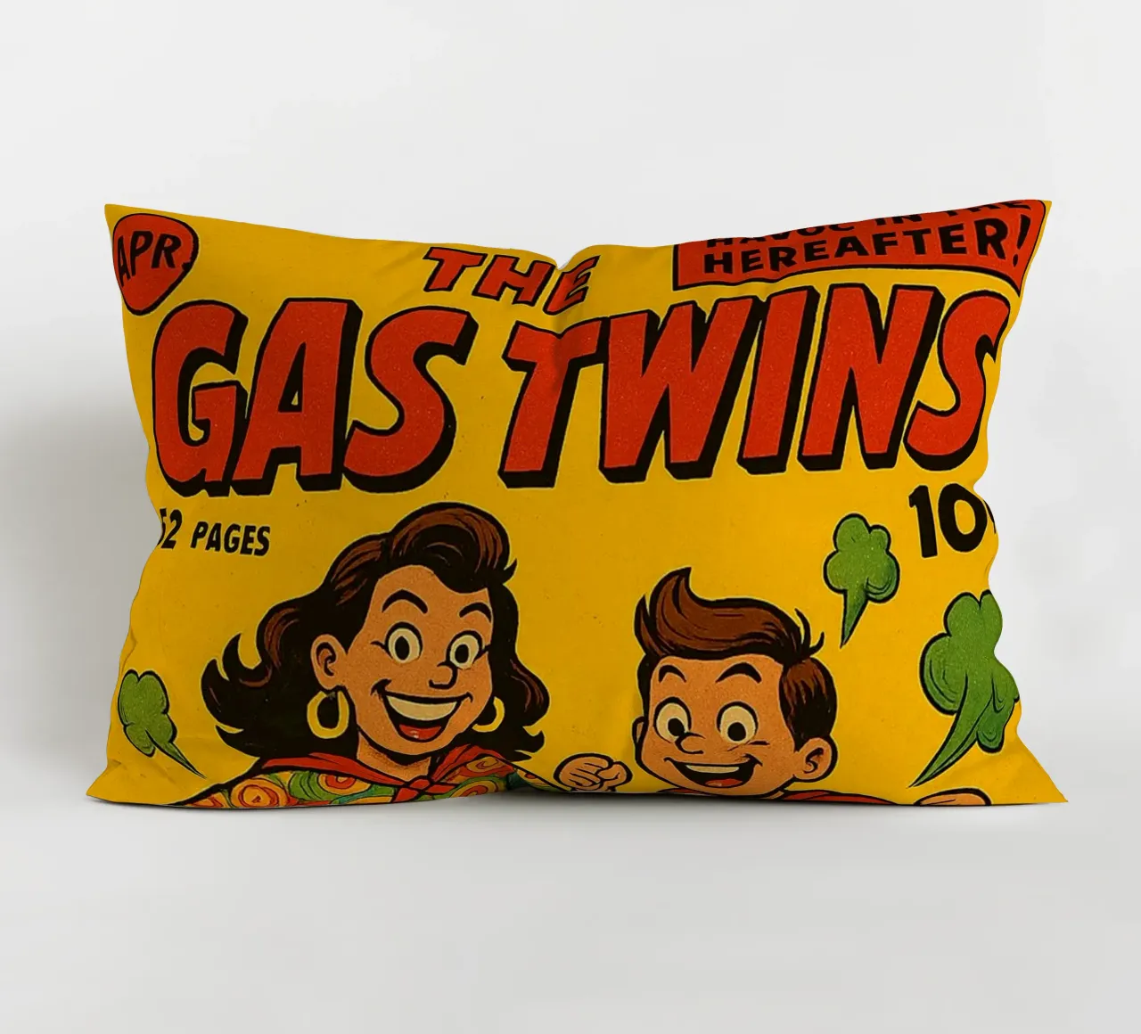 THE GAS TWINS - Fresh Supes On The Block cuscino da Vintage Van Gogh