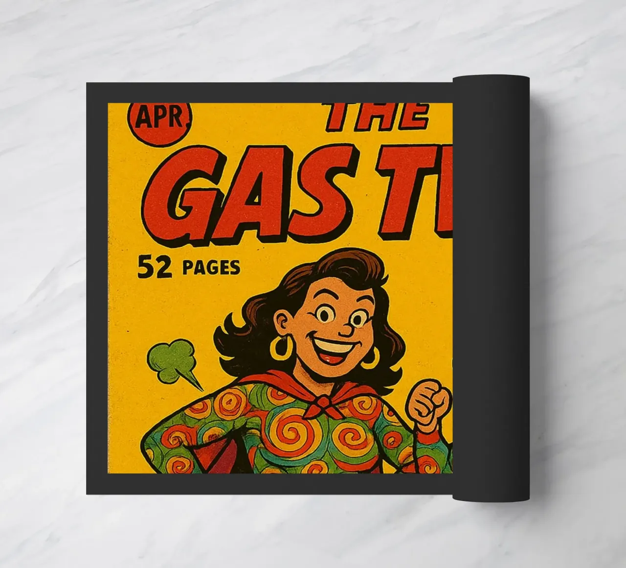 THE GAS TWINS - Fresh Supes On The Block felpudo de Vintage Van Gogh
