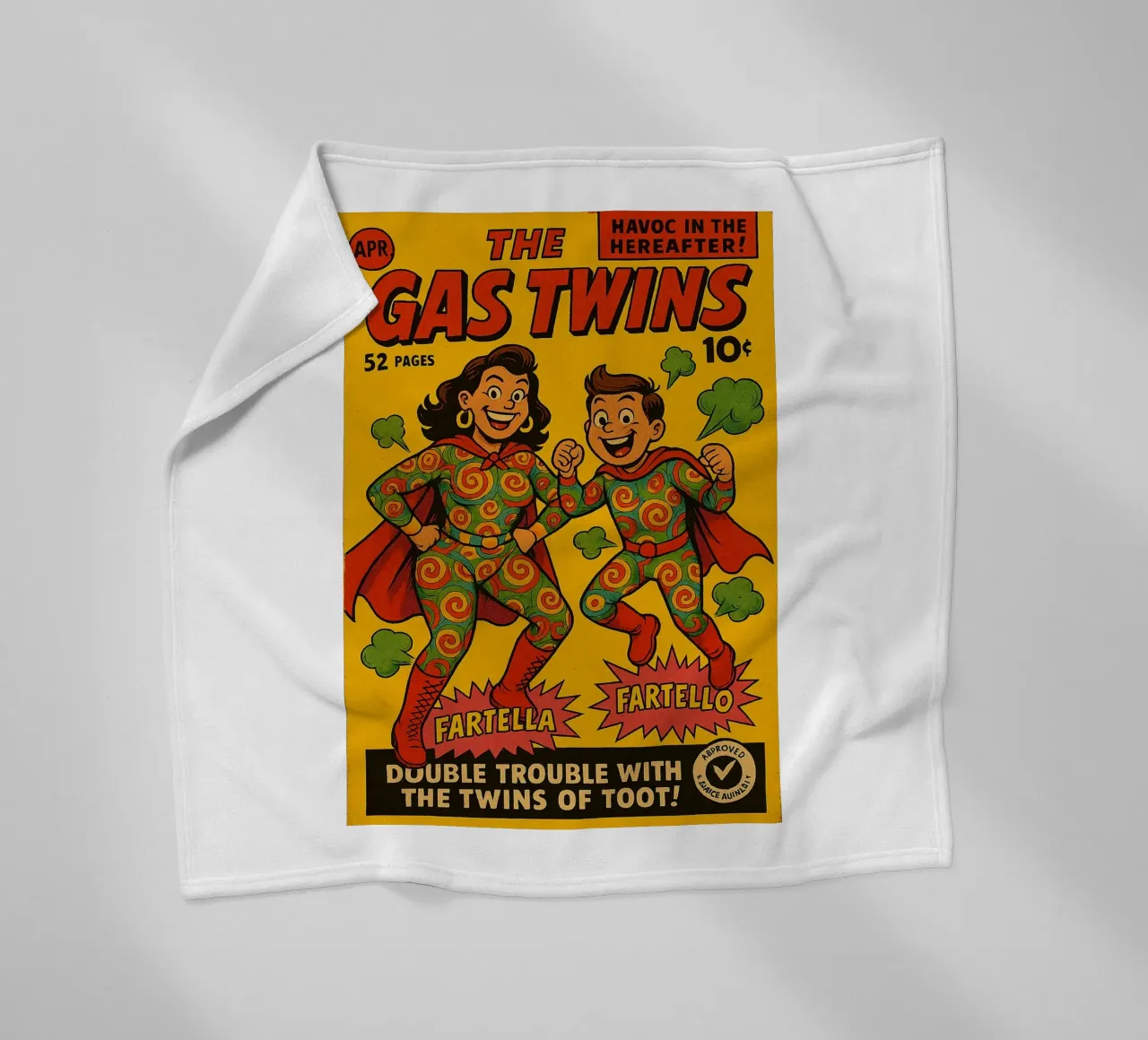 THE GAS TWINS - Fresh Supes On The Block coperta in pile da Vintage Van Gogh