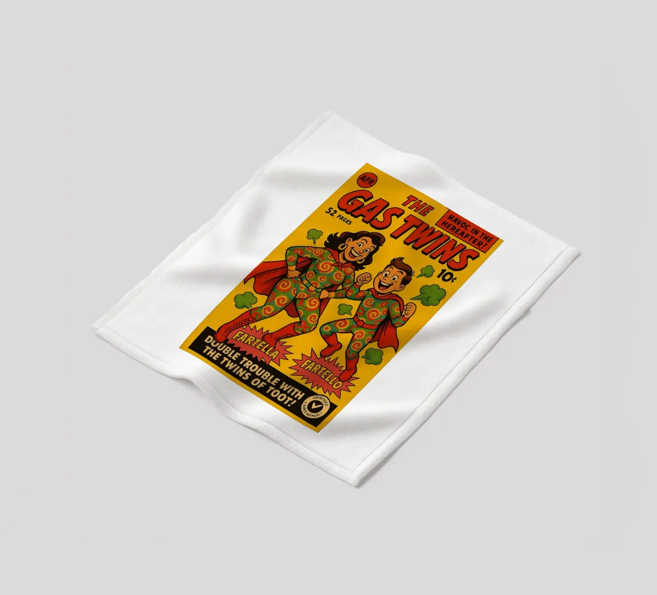 THE GAS TWINS - Fresh Supes On The Block coperta in pile da Vintage Van Gogh