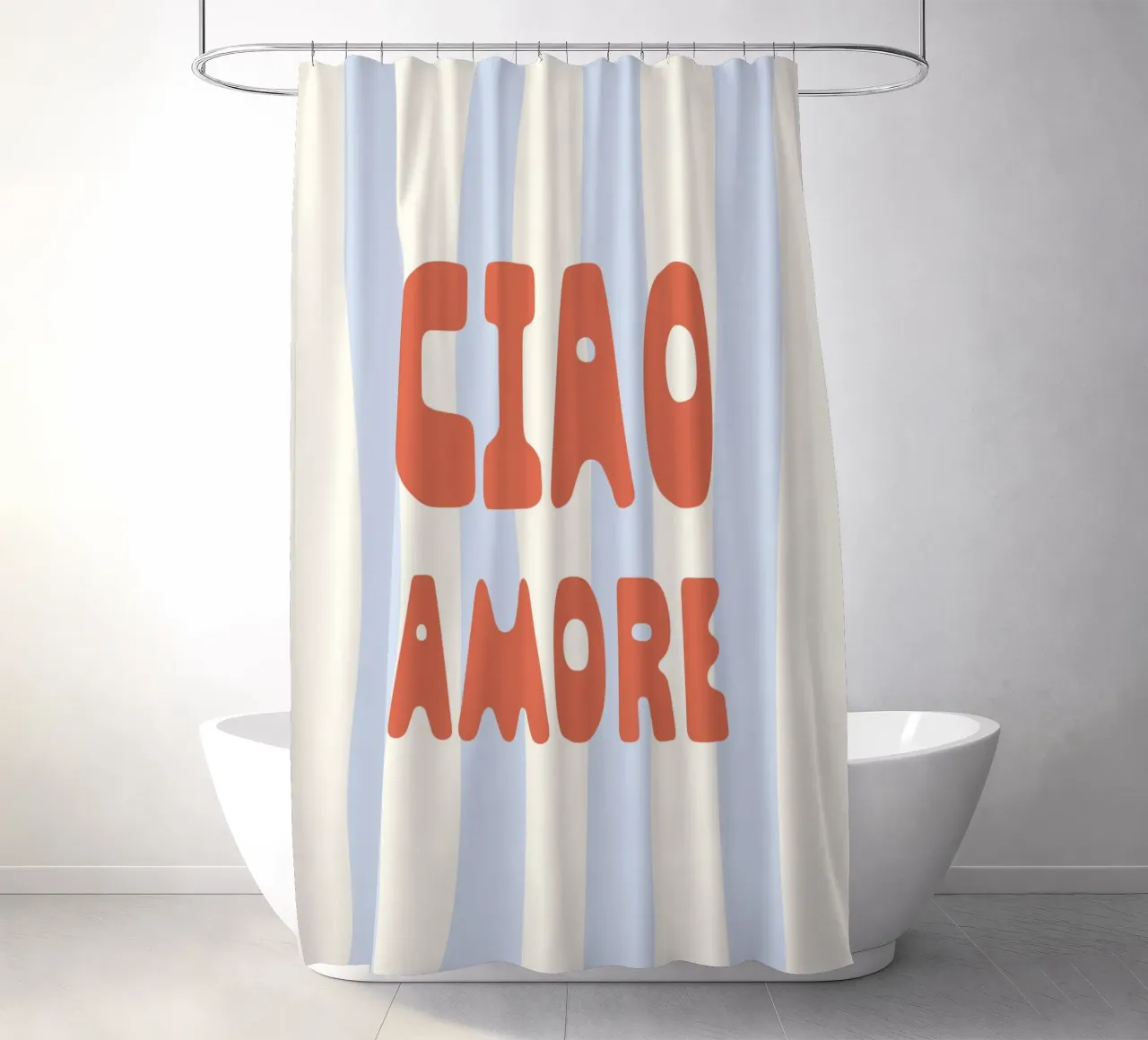 Ciao Amore tenda da doccia da we line studio - art