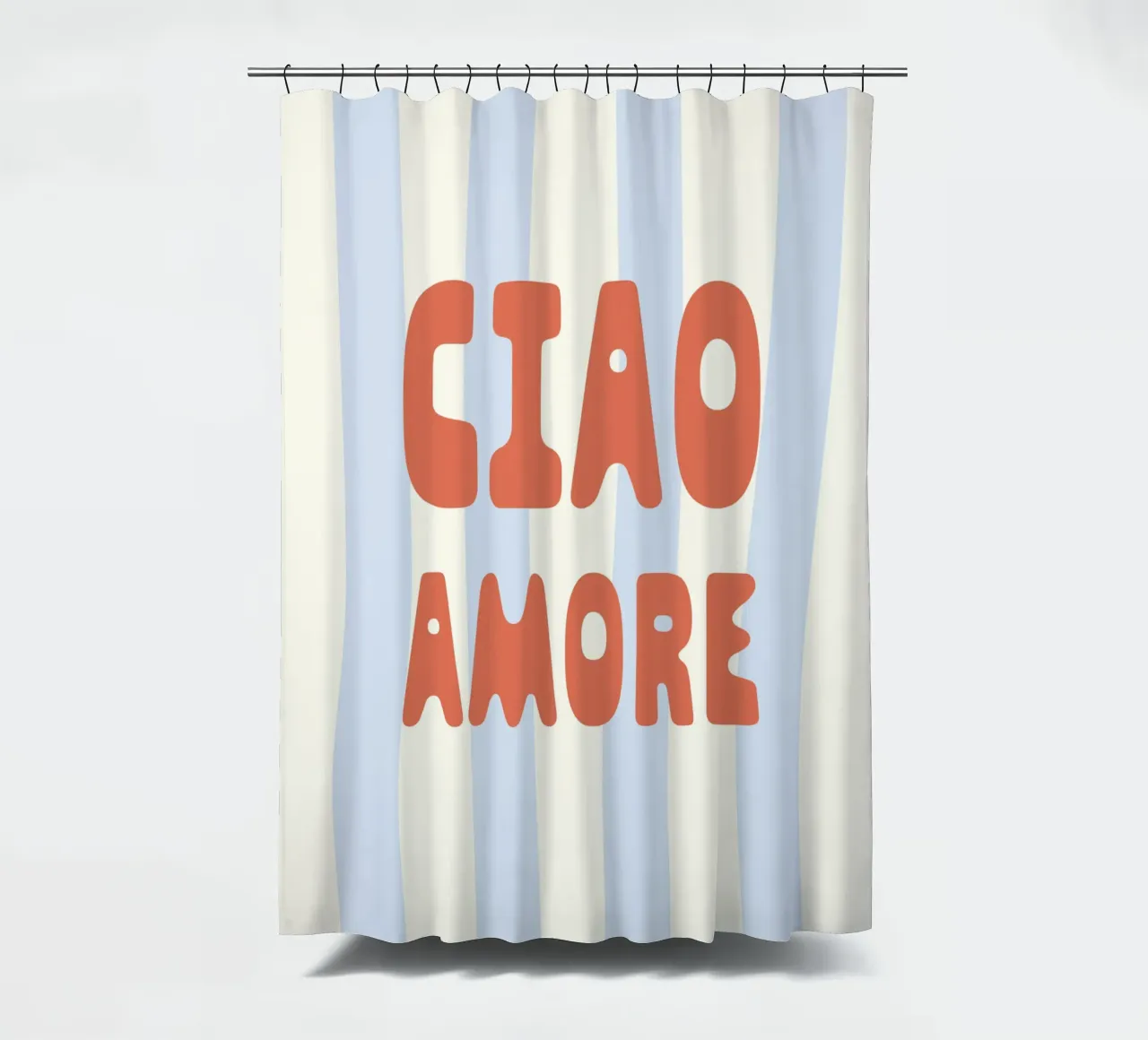 Ciao Amore tenda da doccia da we line studio - art
