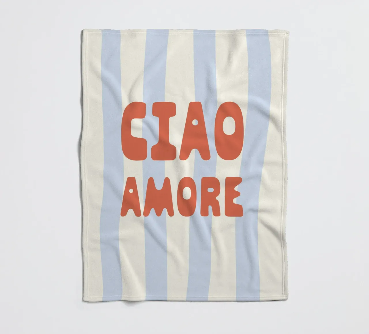 Ciao Amore coperta in pile da we line studio - art