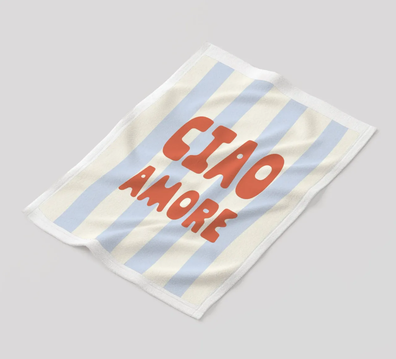 Ciao Amore coperta in pile da we line studio - art