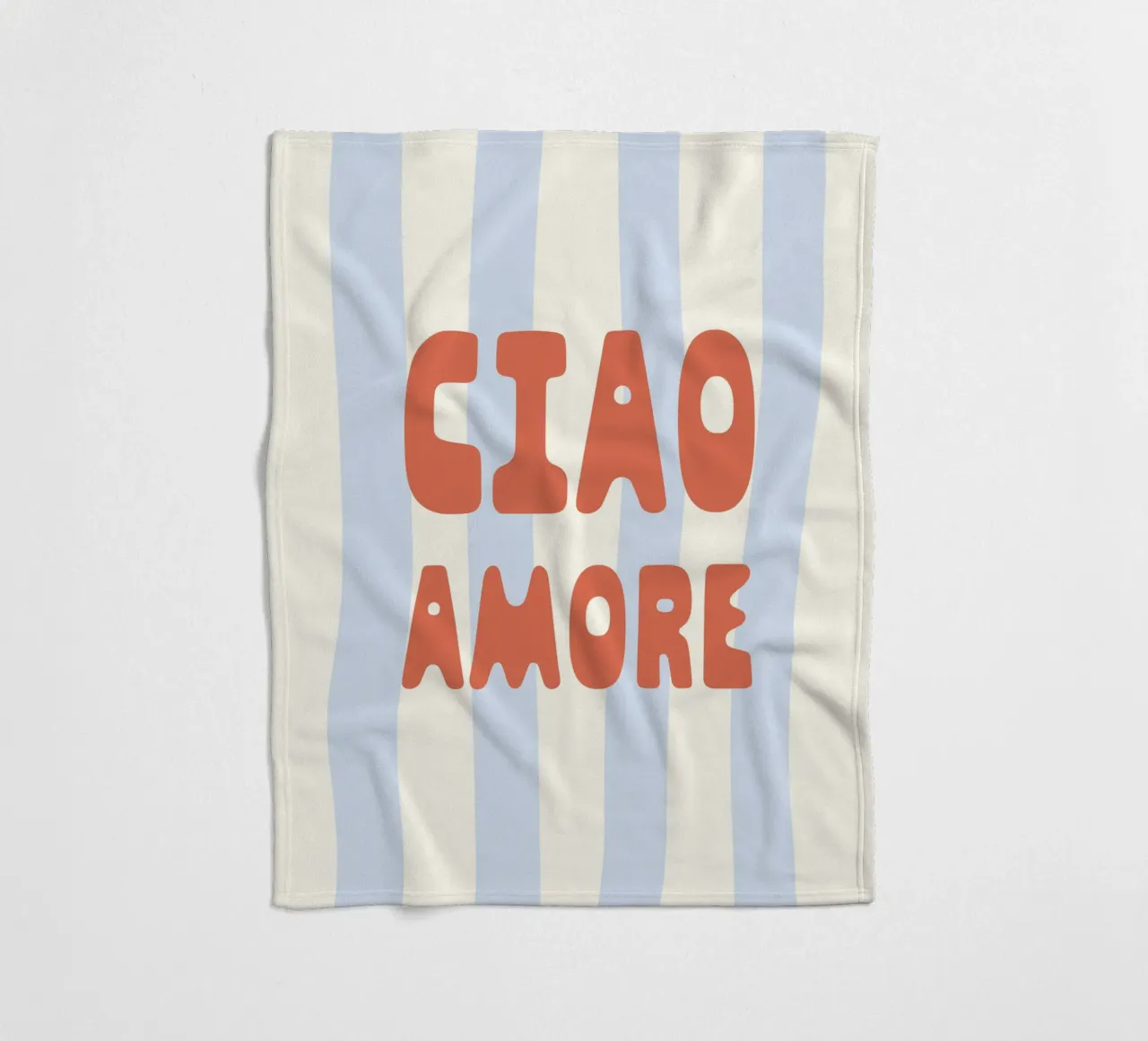 Ciao Amore coperta in pile da we line studio - art