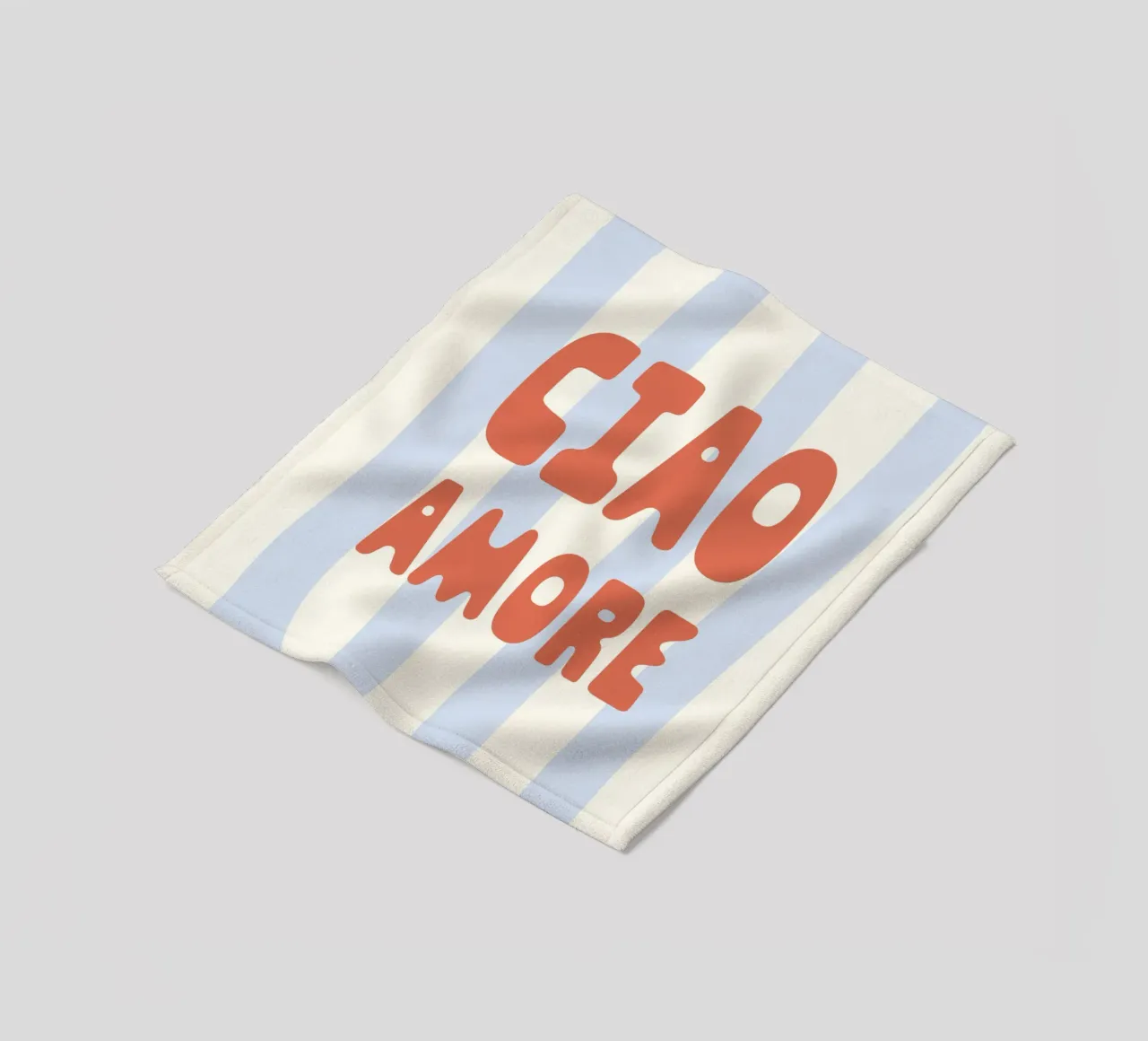 Ciao Amore coperta in pile da we line studio - art