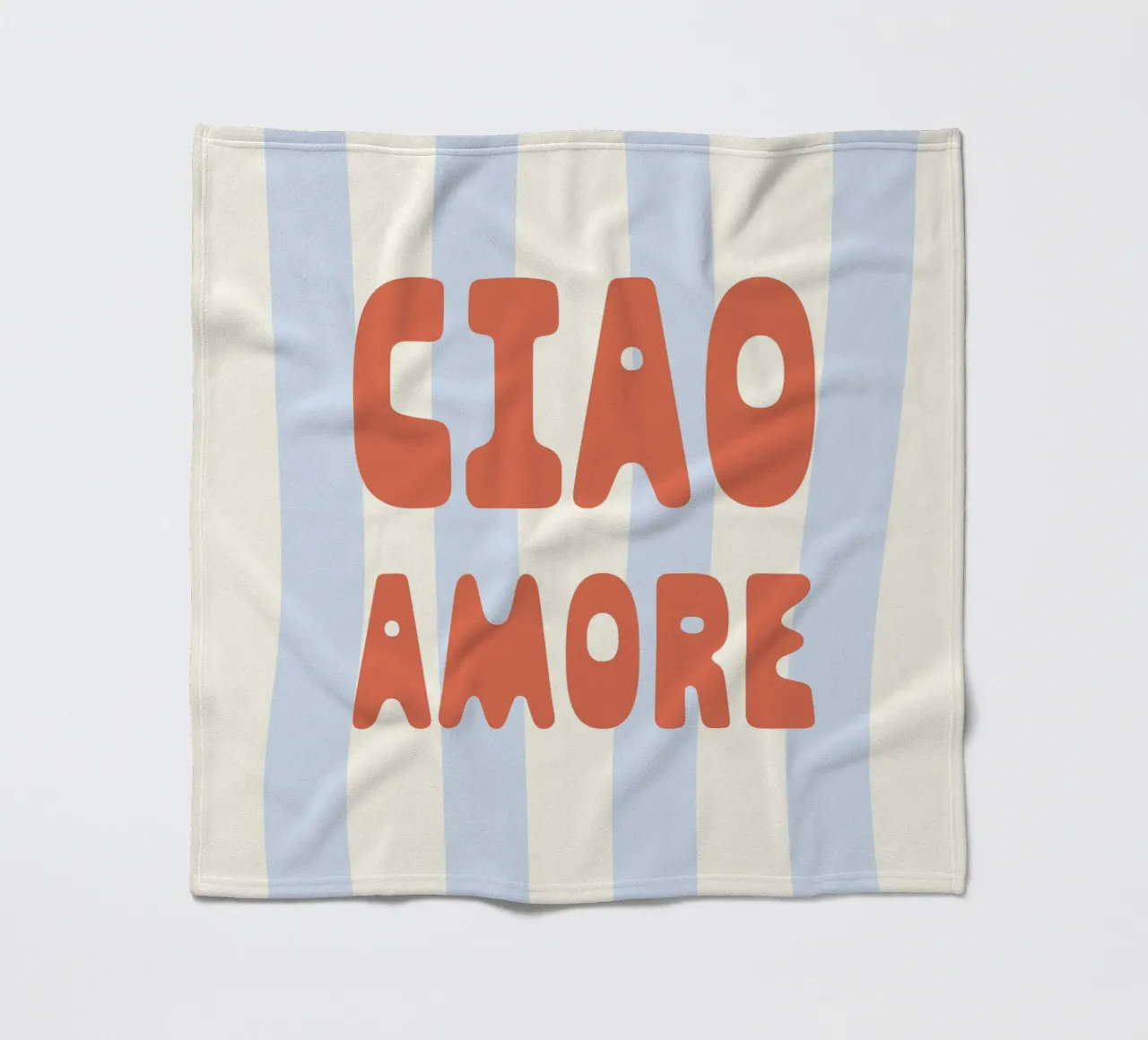 Ciao Amore coperta in pile da we line studio - art