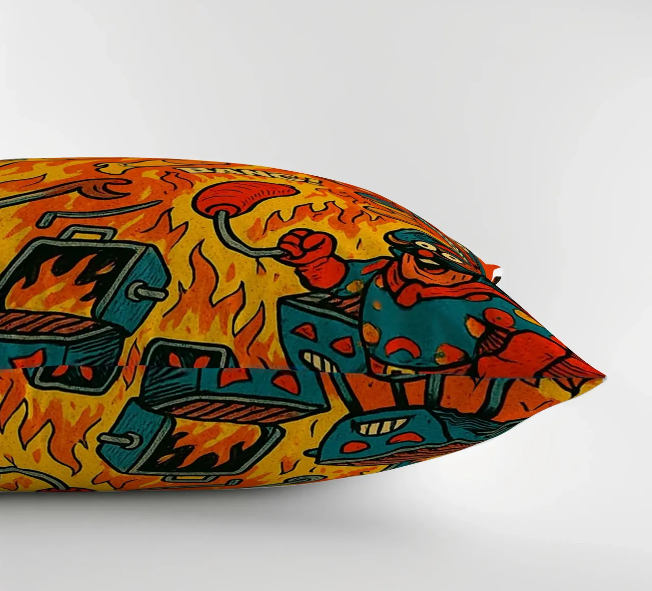 THE MEAT SQUAD - Fresh Supes On The Block cuscino da Vintage Van Gogh