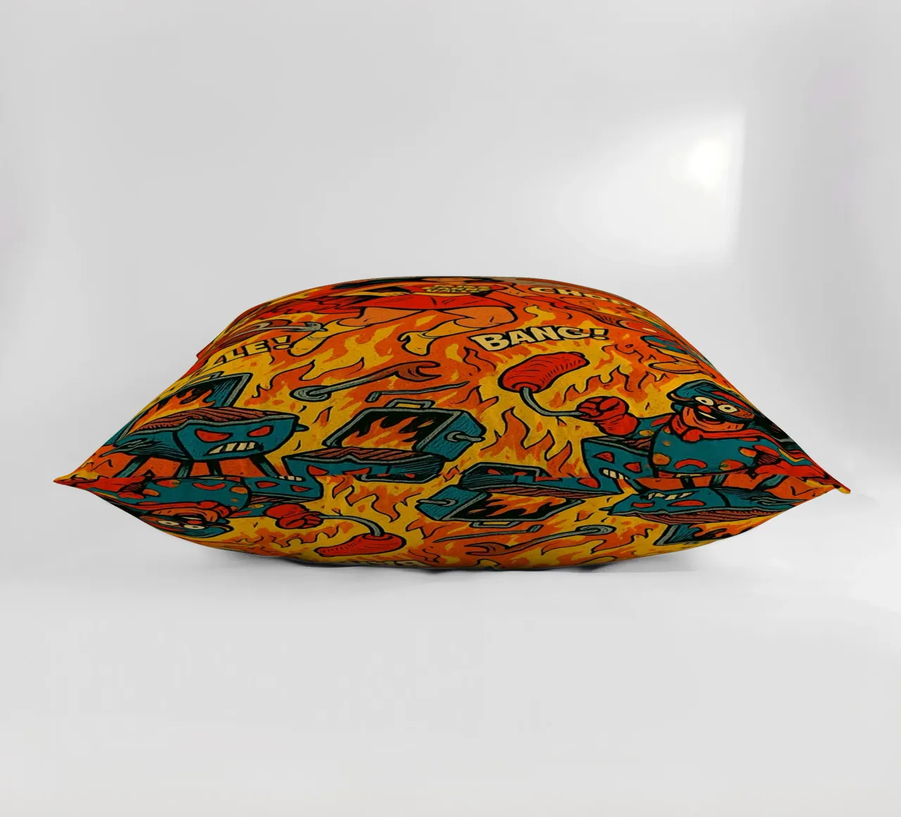 THE MEAT SQUAD - Fresh Supes On The Block cuscino da Vintage Van Gogh