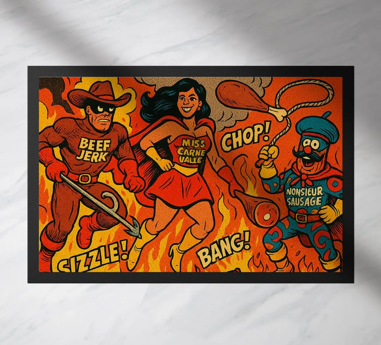 THE MEAT SQUAD - Fresh Supes On The Block zerbino da Vintage Van Gogh