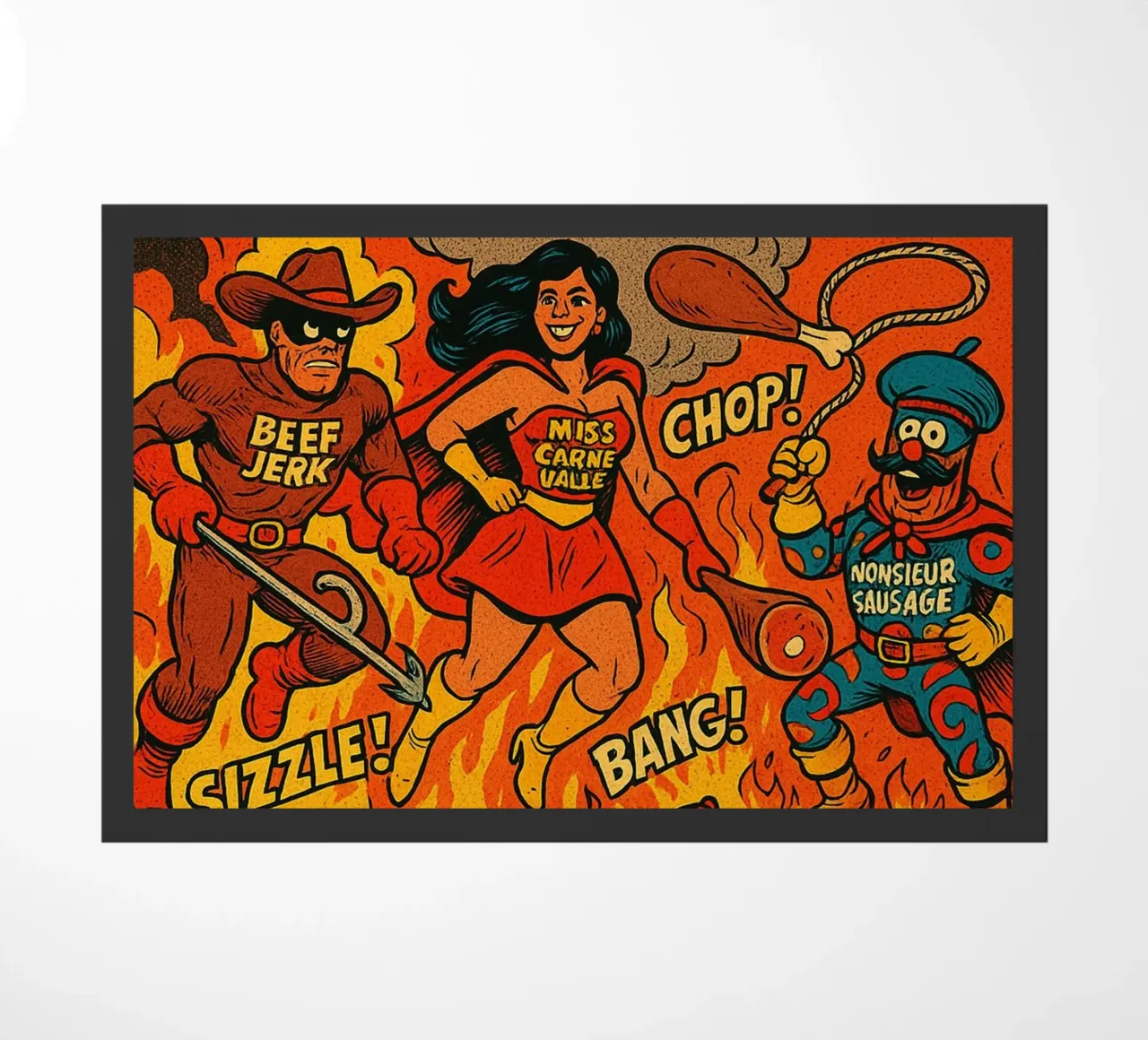 THE MEAT SQUAD - Fresh Supes On The Block zerbino da Vintage Van Gogh