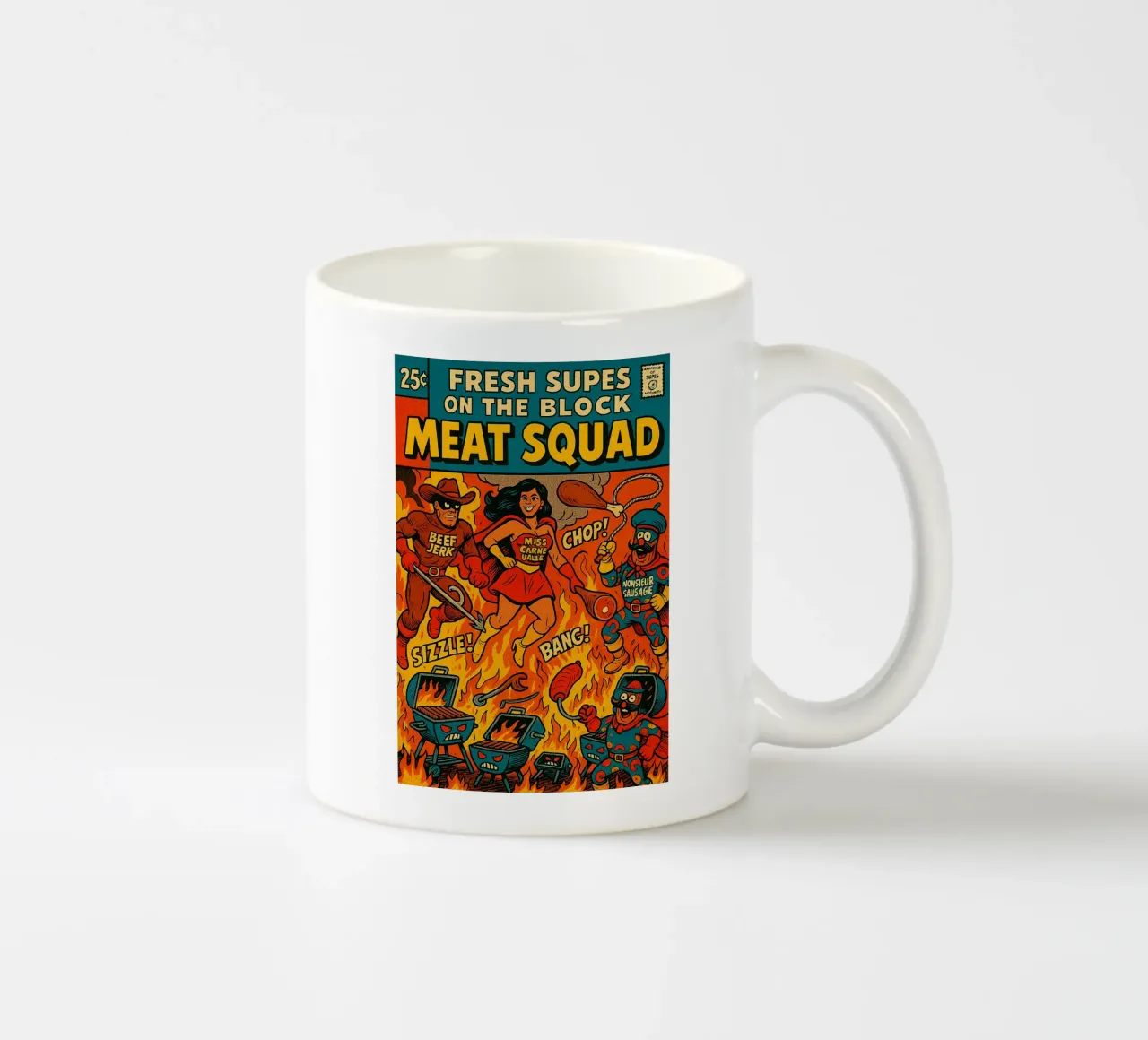 THE MEAT SQUAD - Fresh Supes On The Block tazza in ceramica da Vintage Van Gogh