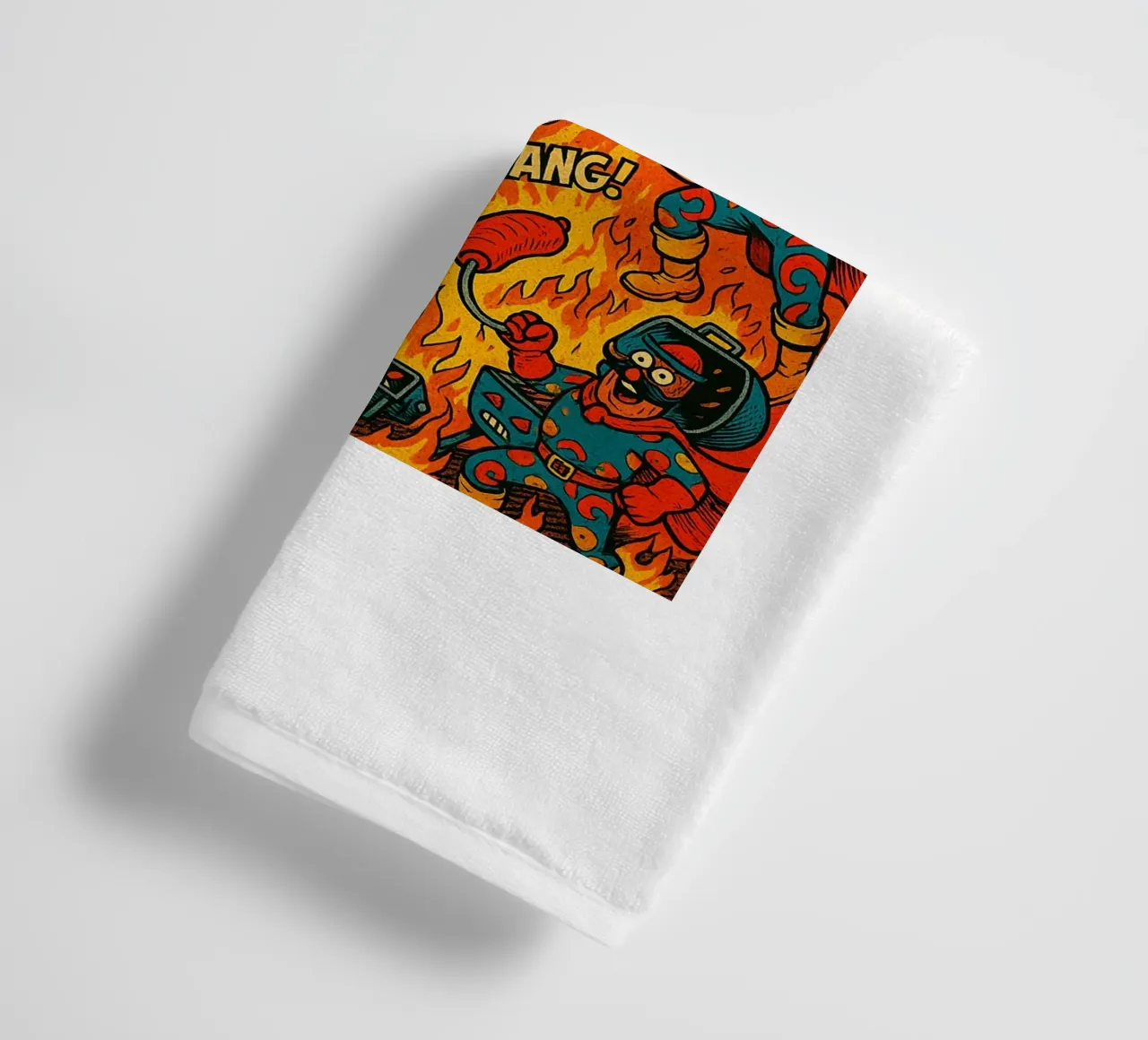 THE MEAT SQUAD - Fresh Supes On The Block asciugamano da bagno da Vintage Van Gogh