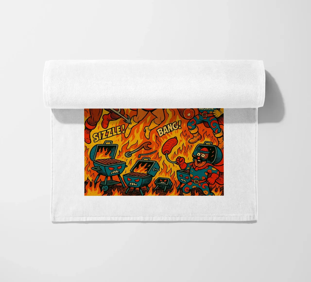 THE MEAT SQUAD - Fresh Supes On The Block telo mare da Vintage Van Gogh