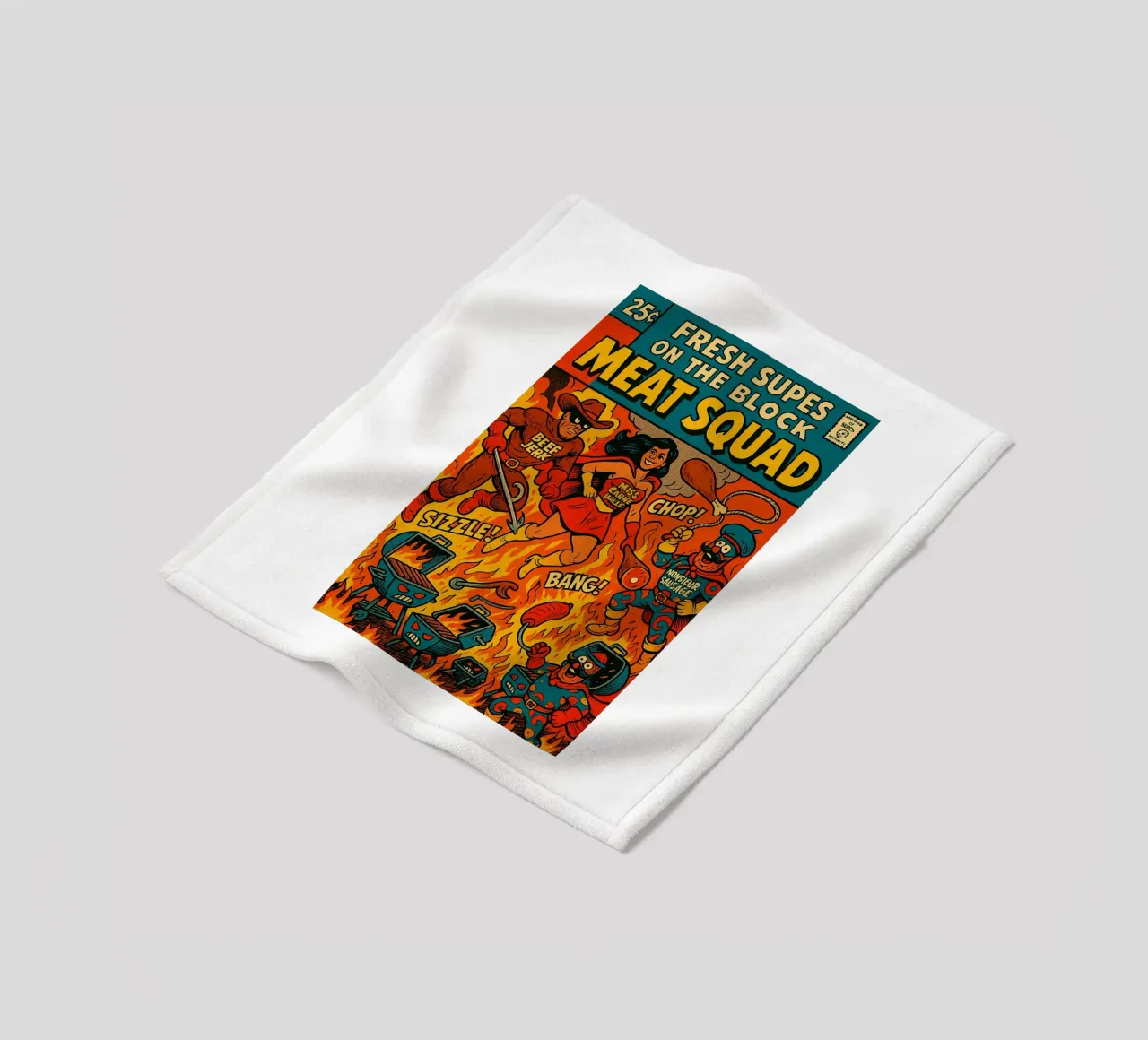 THE MEAT SQUAD - Fresh Supes On The Block coperta in pile da Vintage Van Gogh