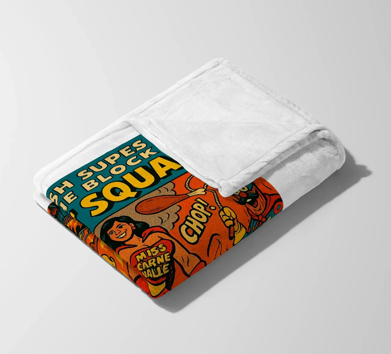 THE MEAT SQUAD - Fresh Supes On The Block coperta in pile da Vintage Van Gogh
