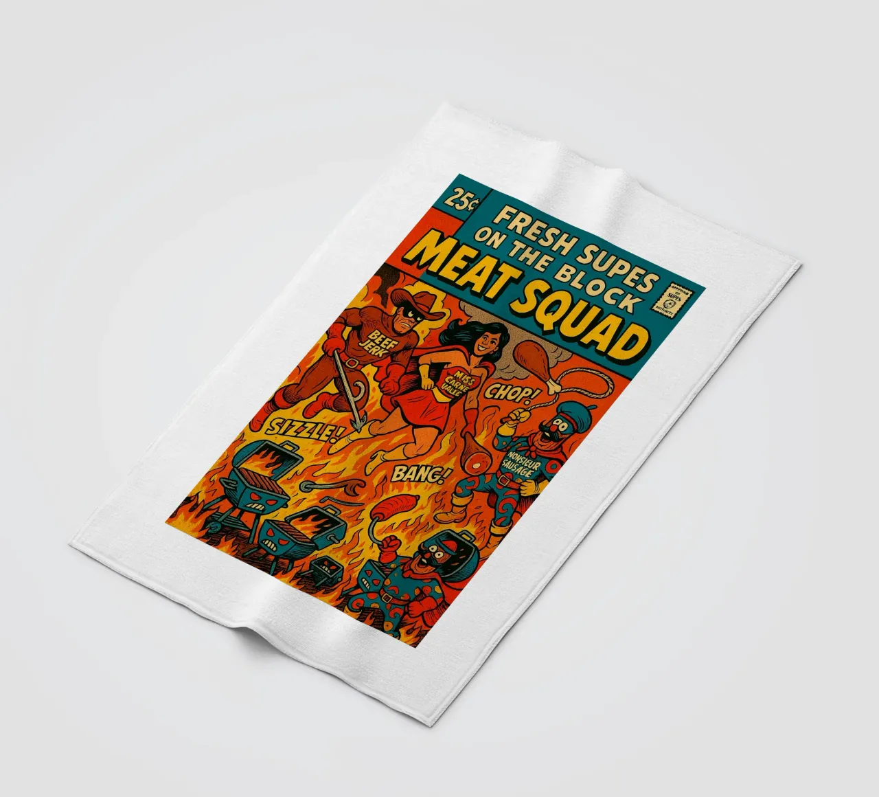 THE MEAT SQUAD - Fresh Supes On The Block coperta in pile da Vintage Van Gogh