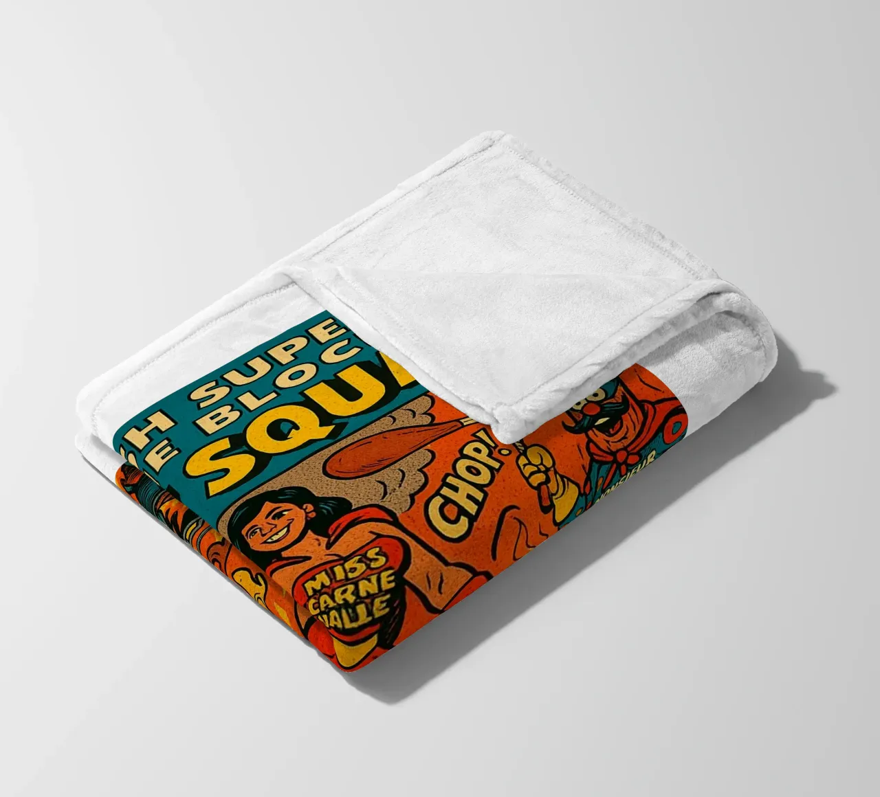 THE MEAT SQUAD - Fresh Supes On The Block coperta in pile da Vintage Van Gogh