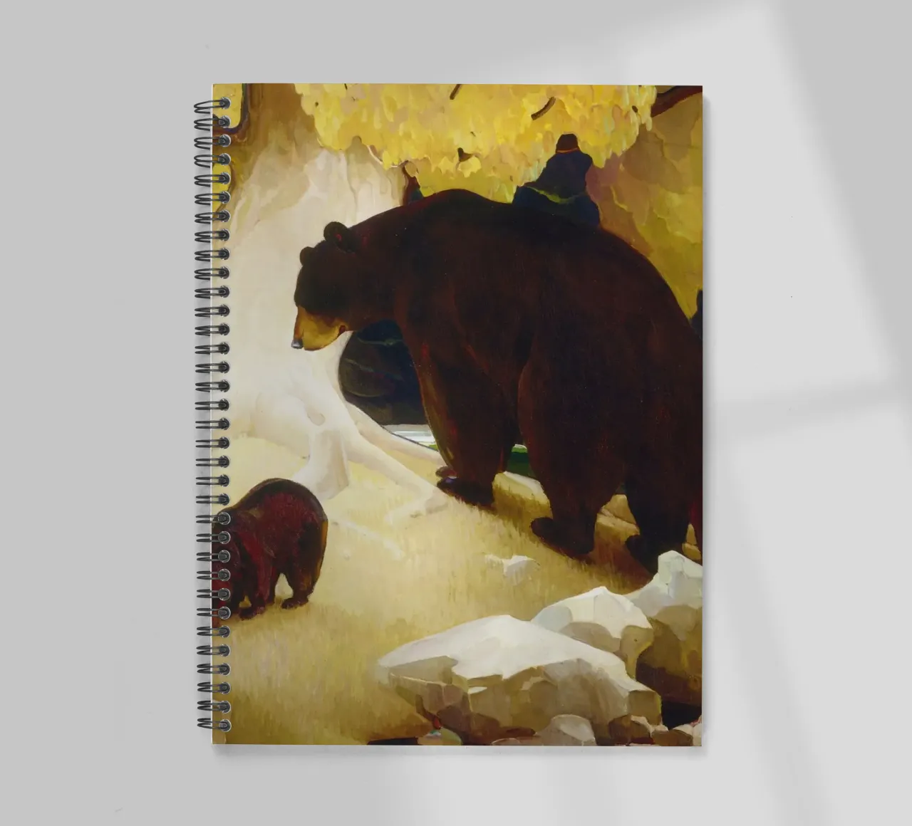 Herbert Dunton’s Fall in the Foothills spiral notebook by Venus Art