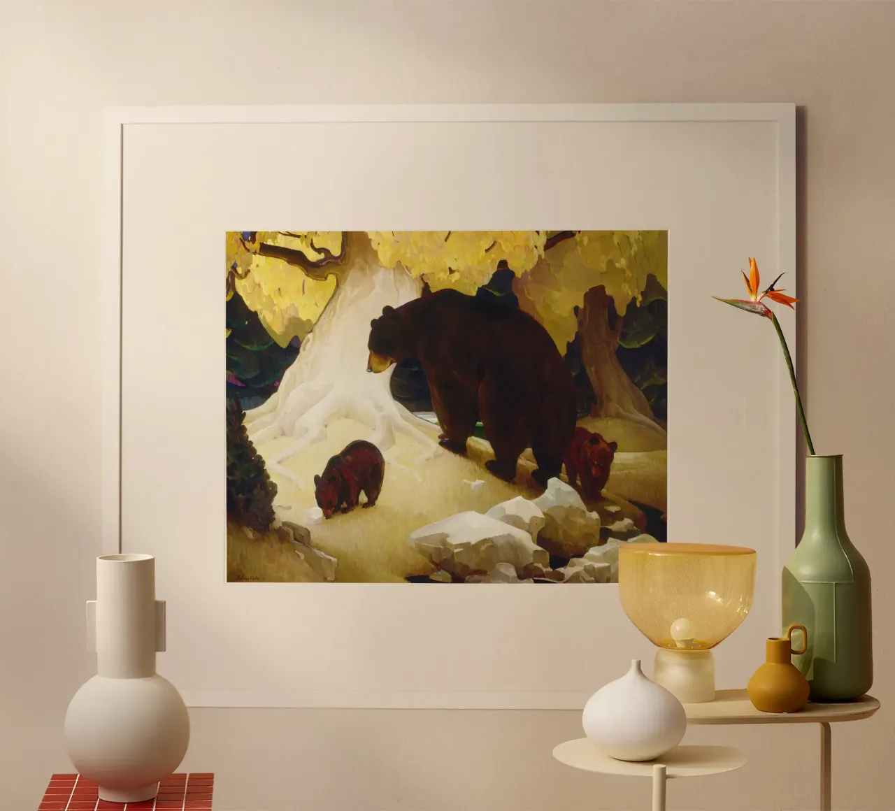 Herbert Dunton’s Fall in the Foothills carta hahnemühle da Venus Art