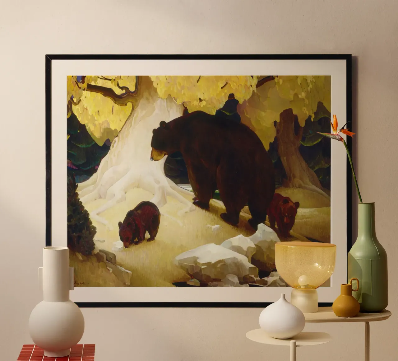 Herbert Dunton’s Fall in the Foothills carta hahnemühle da Venus Art