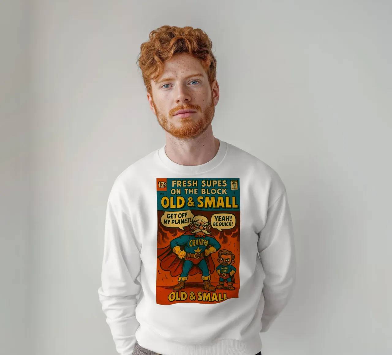 OLD & SMALL - Fresh Supes On The Block Sweatshirt von Vintage Van Gogh