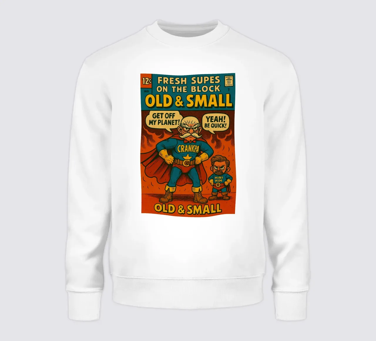 OLD & SMALL - Fresh Supes On The Block Sweatshirt von Vintage Van Gogh