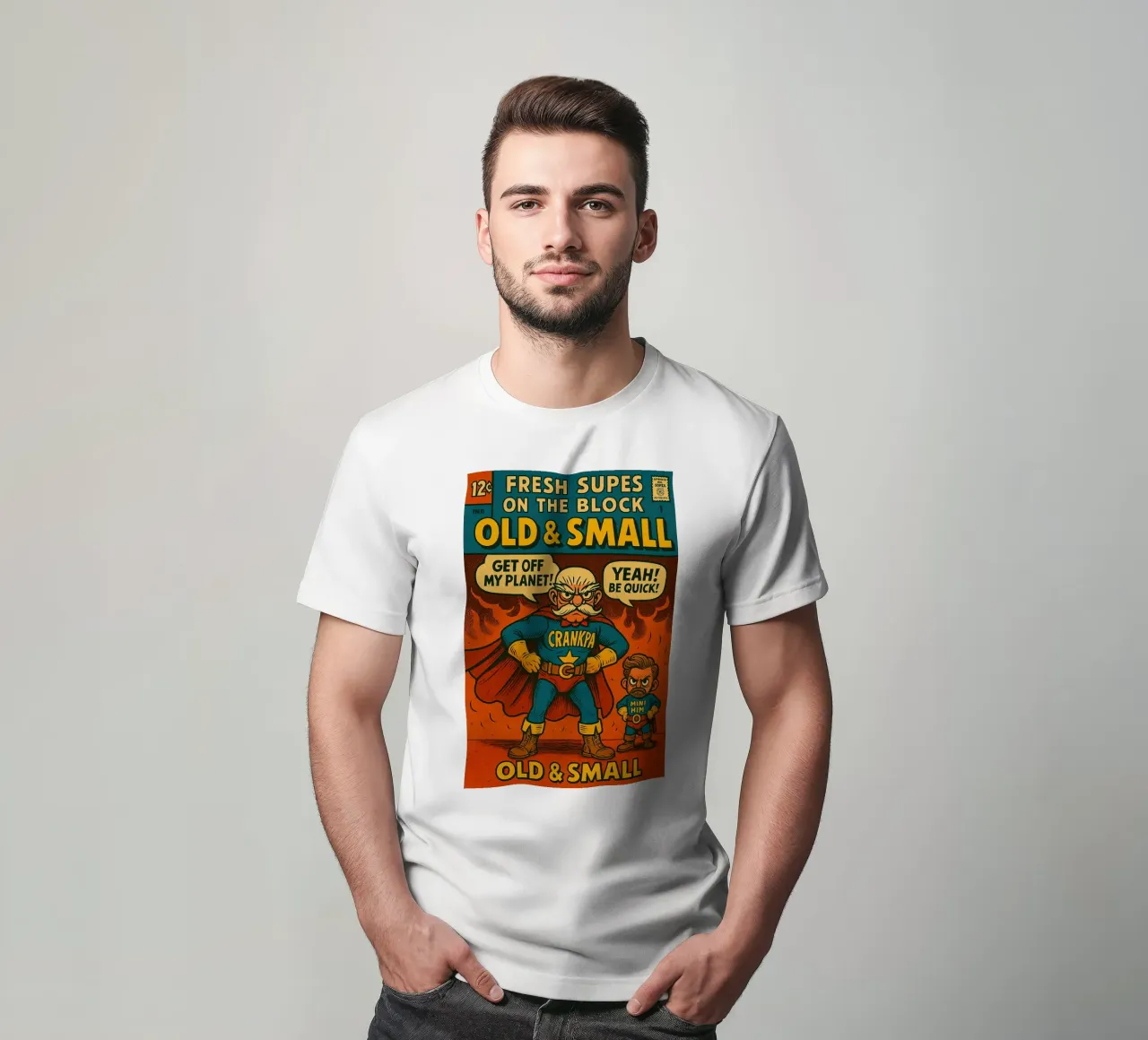OLD & SMALL - Fresh Supes On The Block t-shirt da Vintage Van Gogh