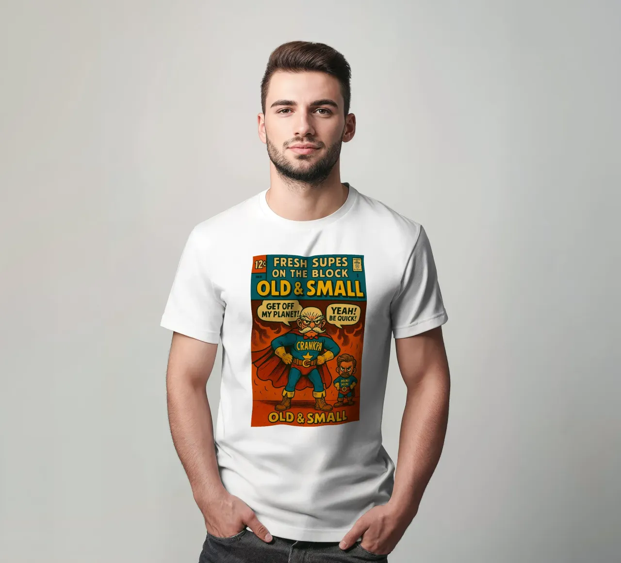 OLD & SMALL - Fresh Supes On The Block t-shirt de Vintage Van Gogh