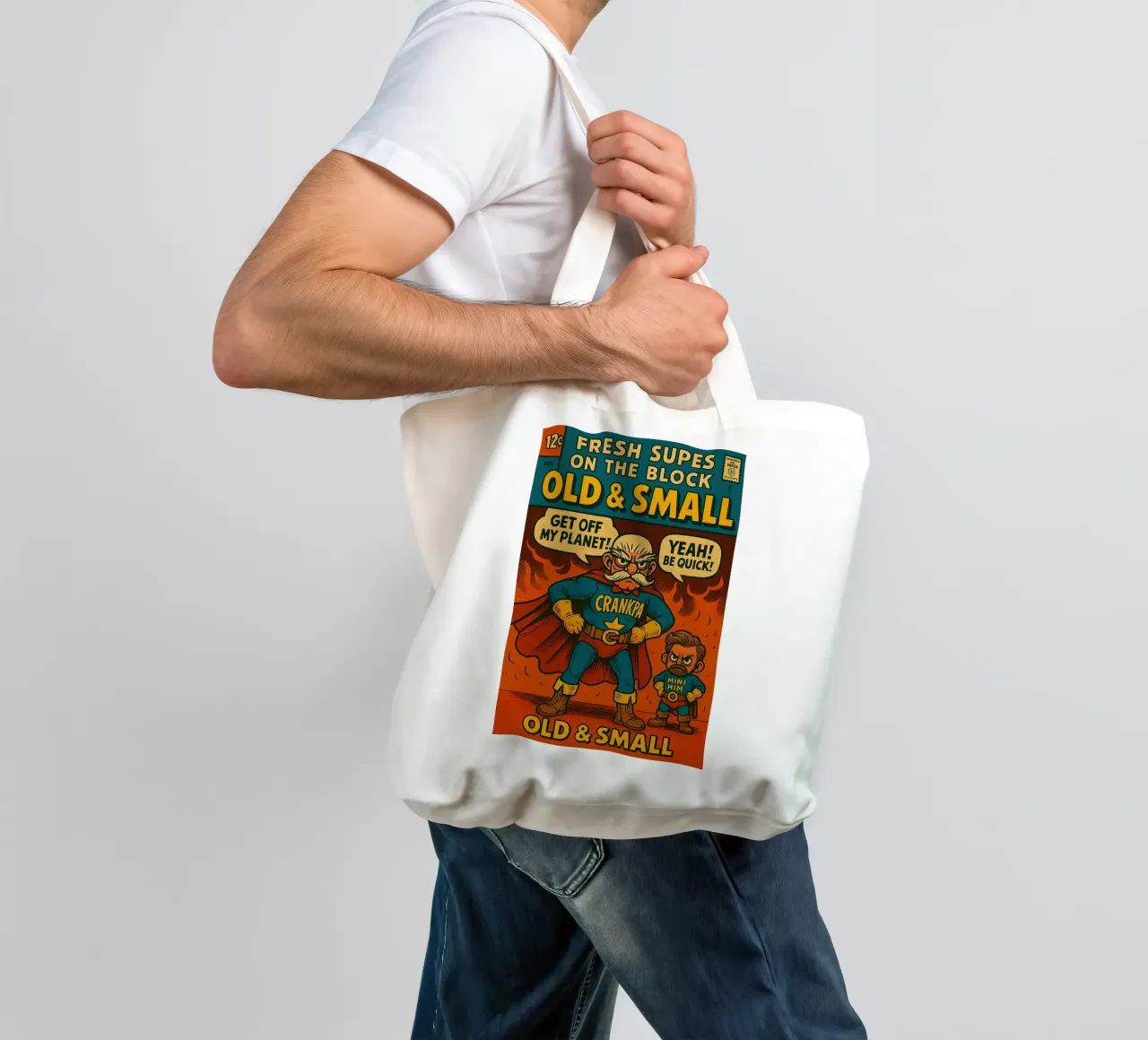 OLD & SMALL - Fresh Supes On The Block tote bag de Vintage Van Gogh