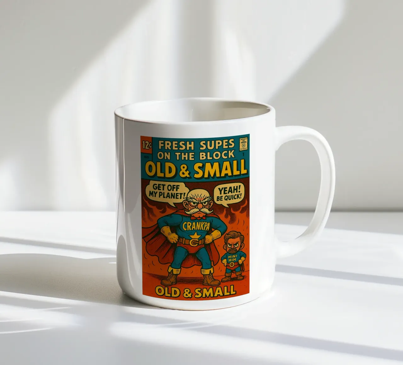 OLD & SMALL - Fresh Supes On The Block Keramik Tasse von Vintage Van Gogh