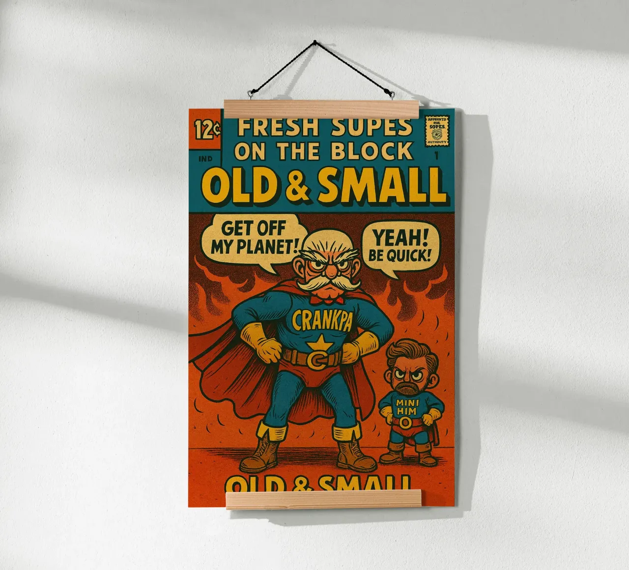 OLD & SMALL - Fresh Supes On The Block carta hahnemühle da Vintage Van Gogh