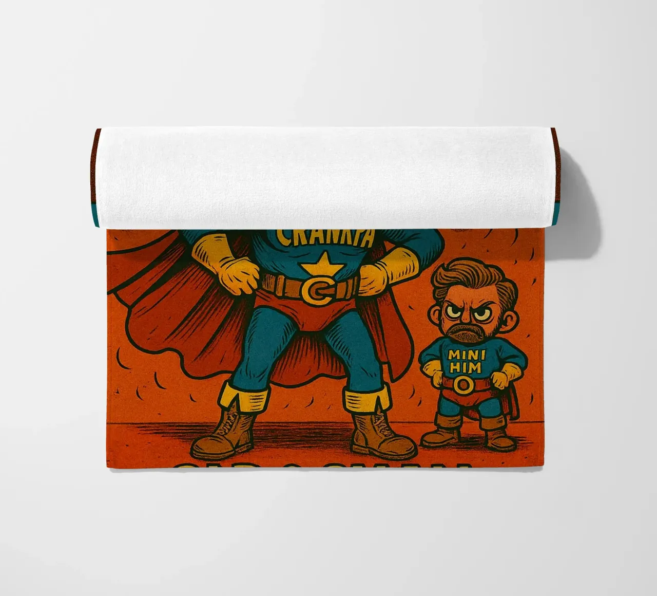 OLD & SMALL - Fresh Supes On The Block Strandtuch von Vintage Van Gogh