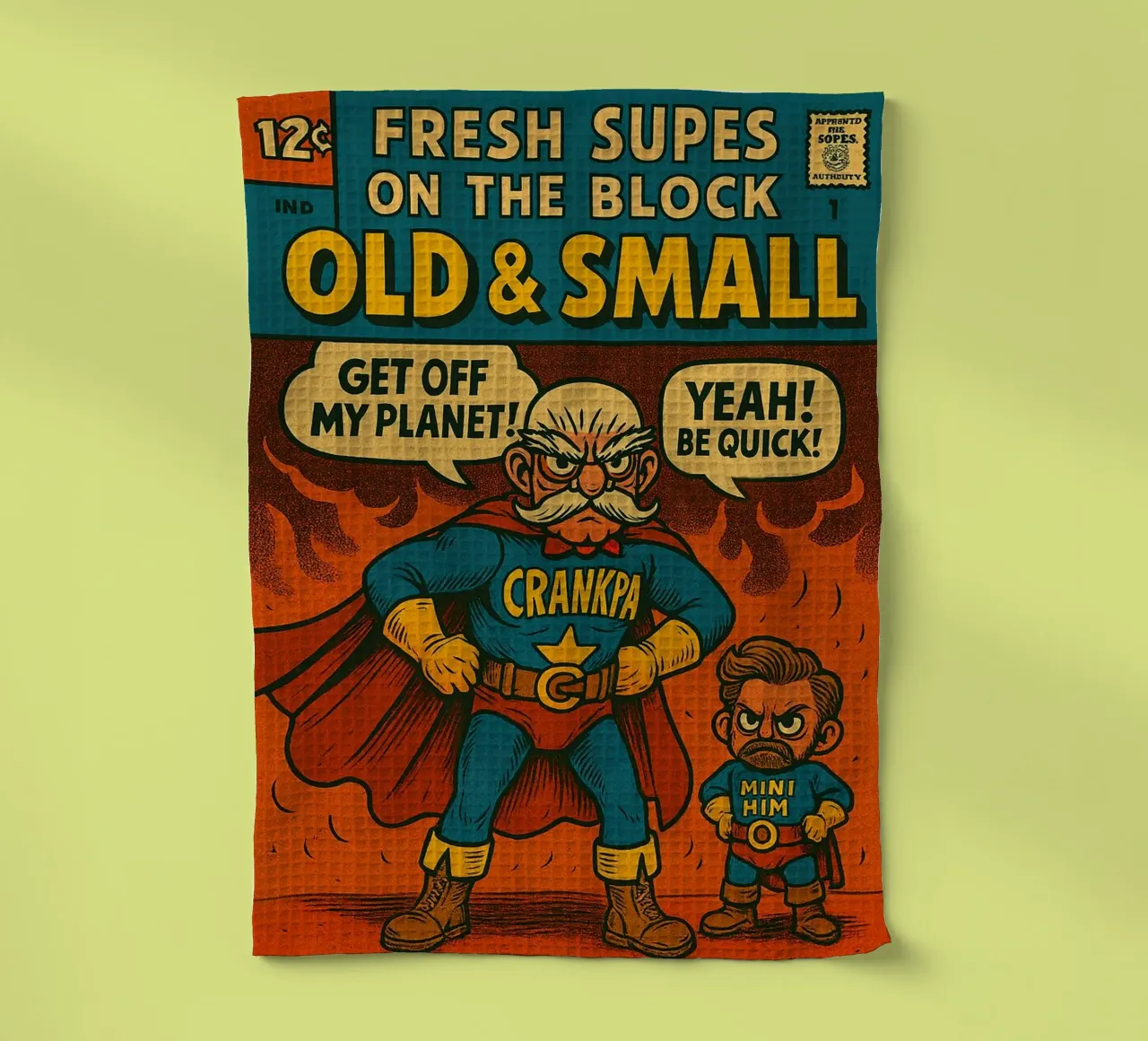 OLD & SMALL - Fresh Supes On The Block canovaccio da cucina da Vintage Van Gogh