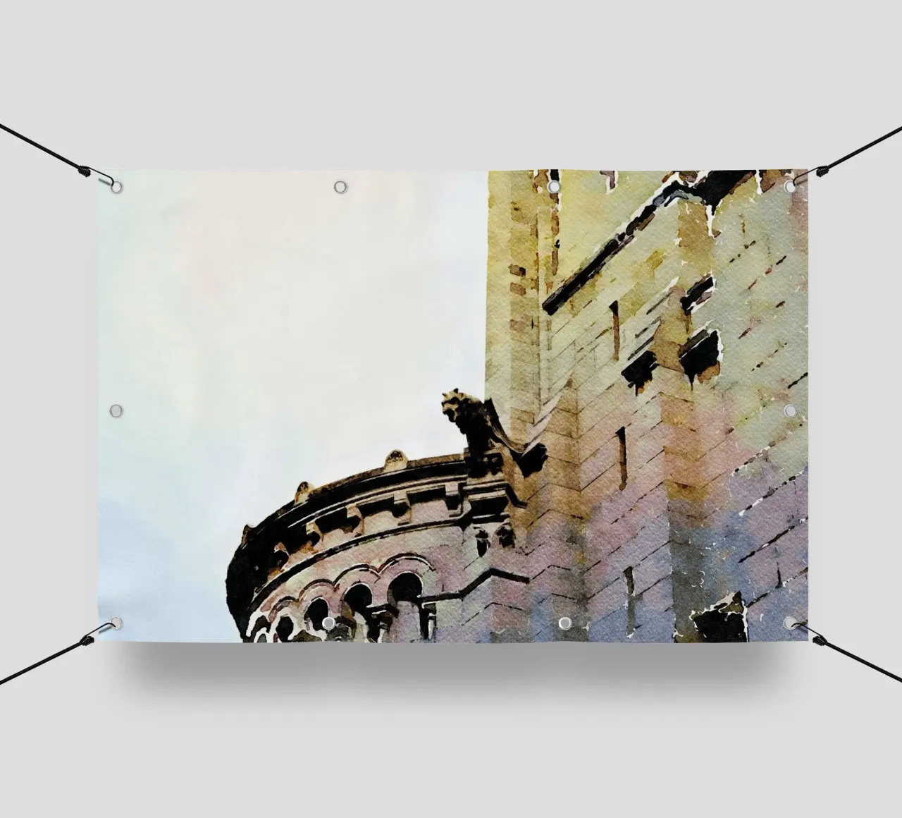 A Parigi telo in pvc da Massimo Frascogna