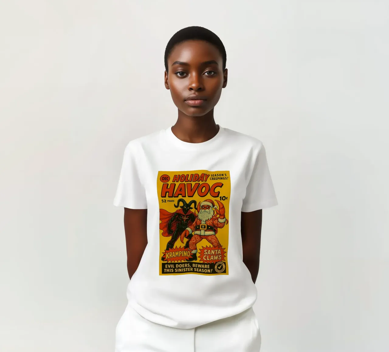 HOLIDAY HAVOC - Fresh Supes On The Block t-shirt da Vintage Van Gogh
