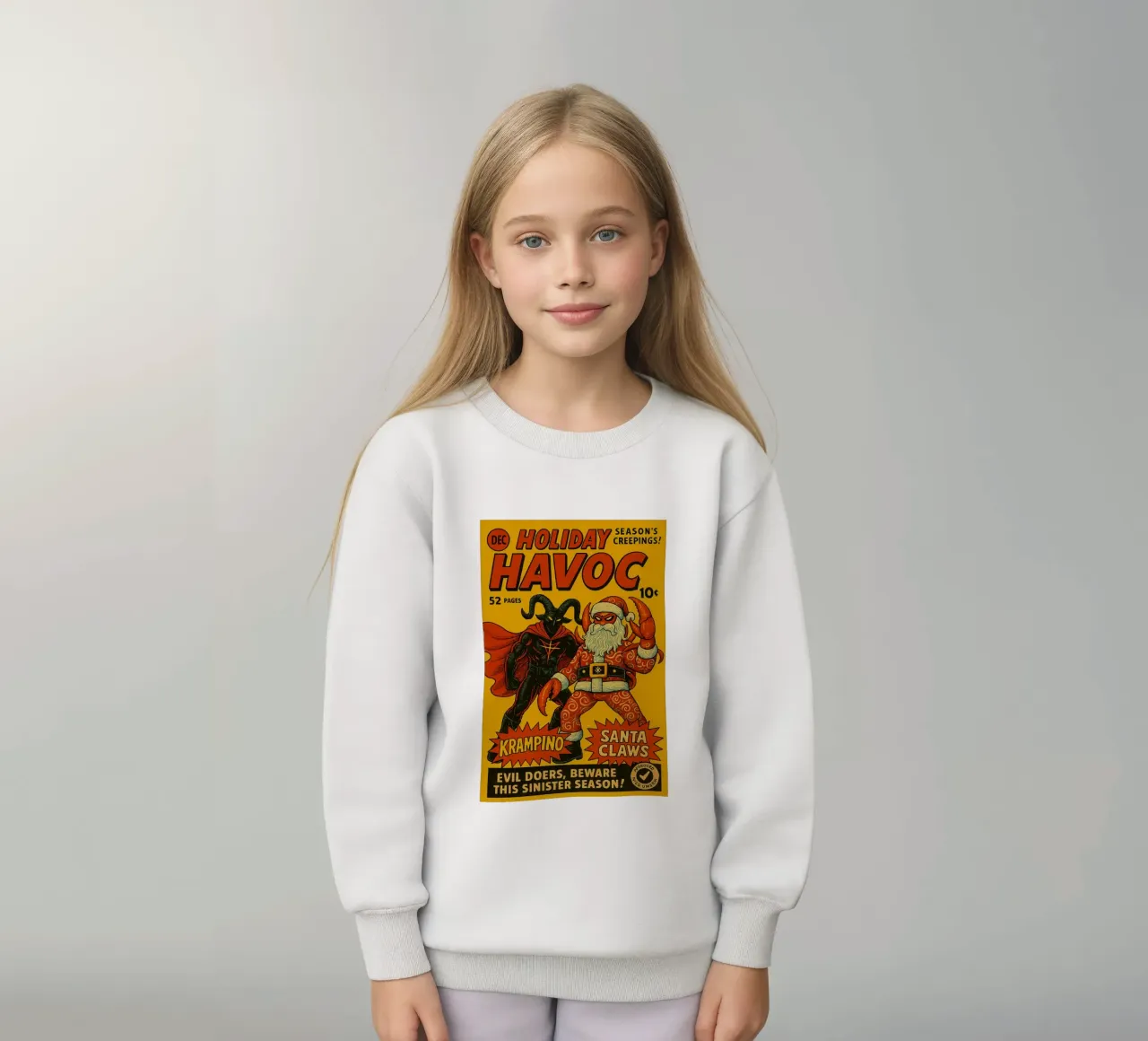 HOLIDAY HAVOC - Fresh Supes On The Block felpa bambino da Vintage Van Gogh