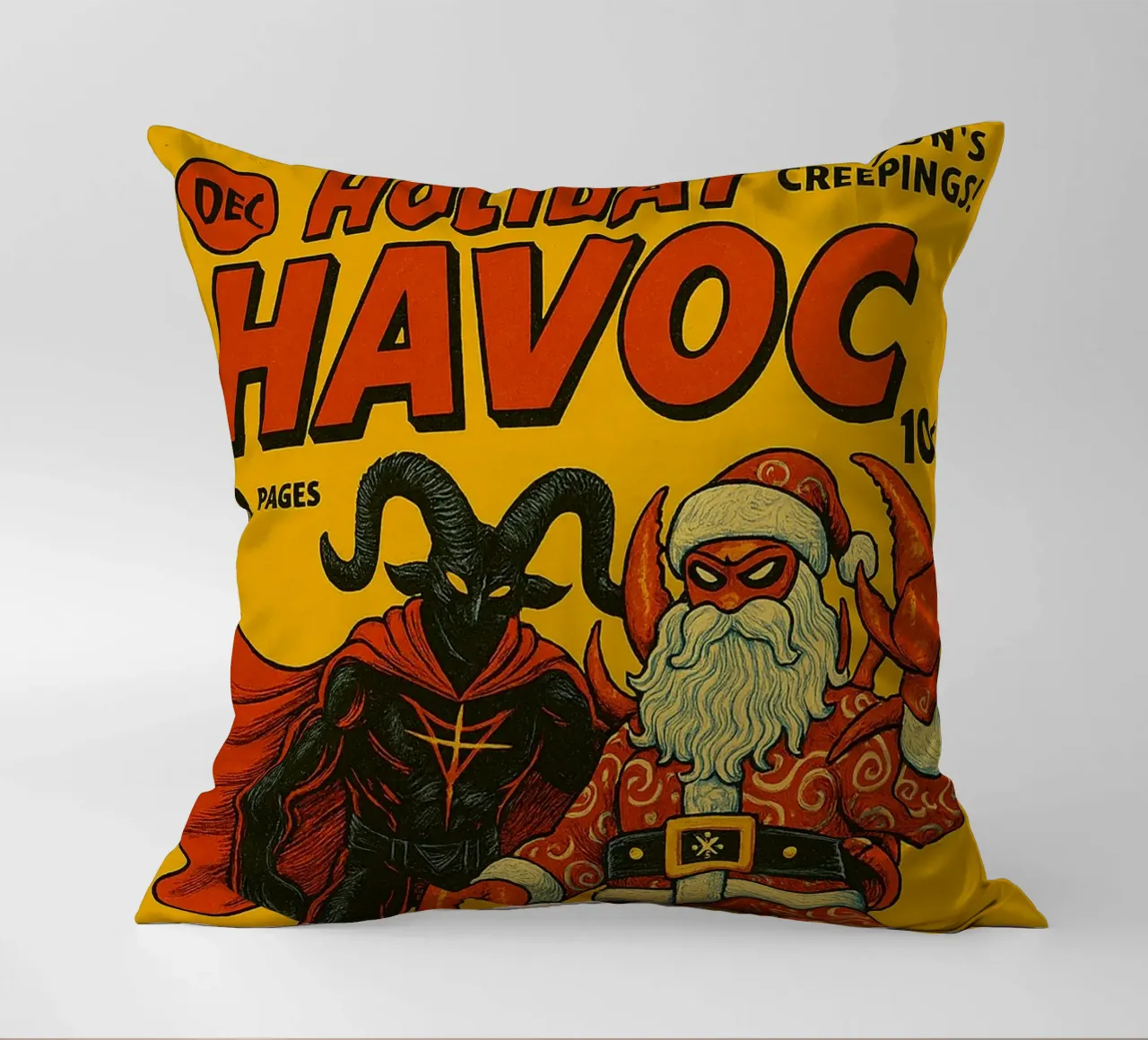 HOLIDAY HAVOC - Fresh Supes On The Block cuscino da Vintage Van Gogh