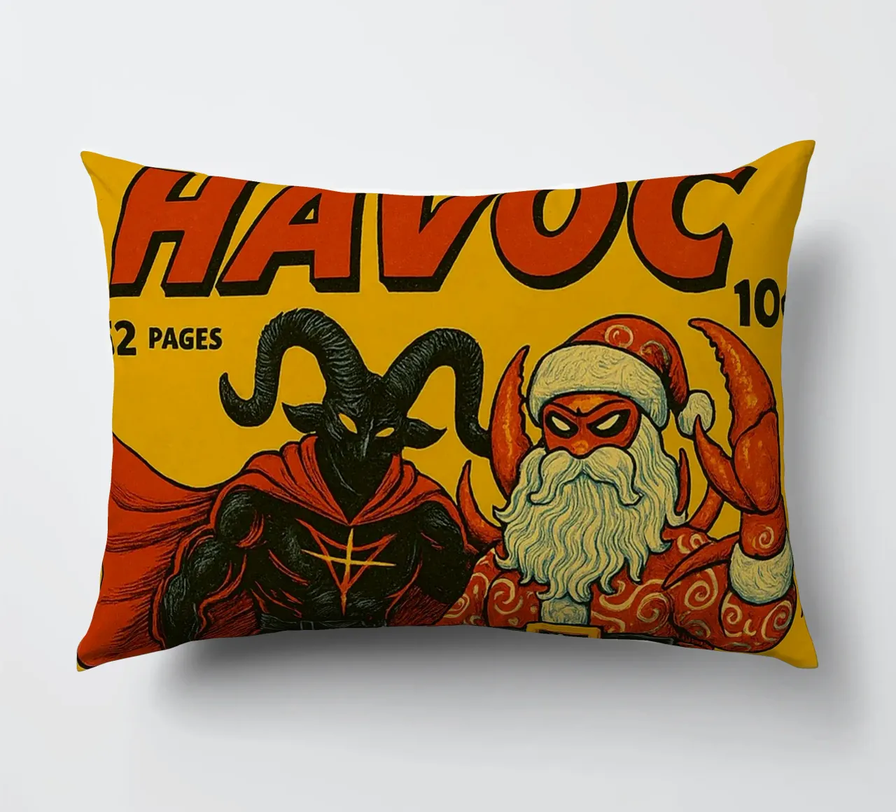 HOLIDAY HAVOC - Fresh Supes On The Block cuscino da Vintage Van Gogh