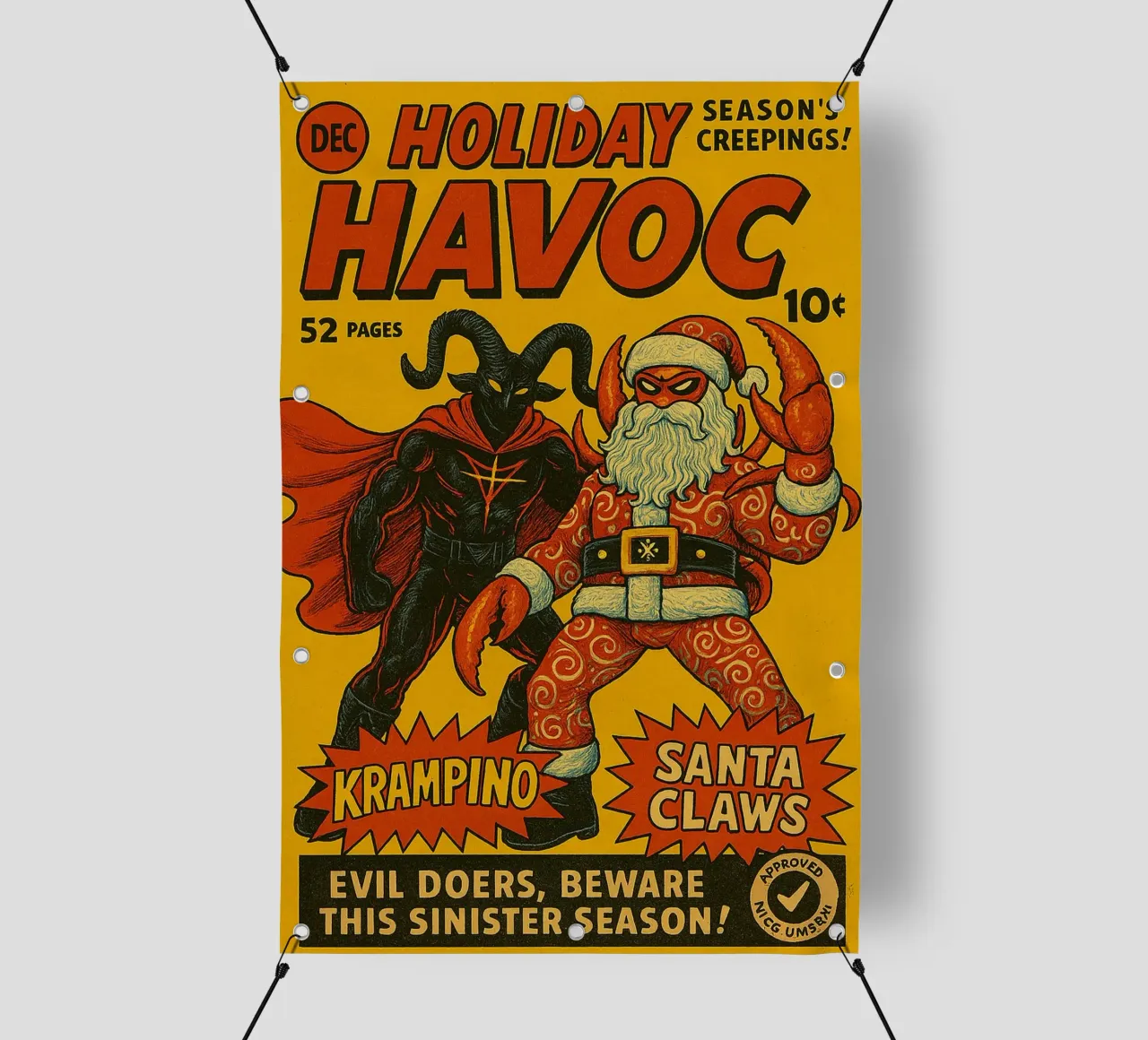 HOLIDAY HAVOC - Fresh Supes On The Block telo in pvc da Vintage Van Gogh