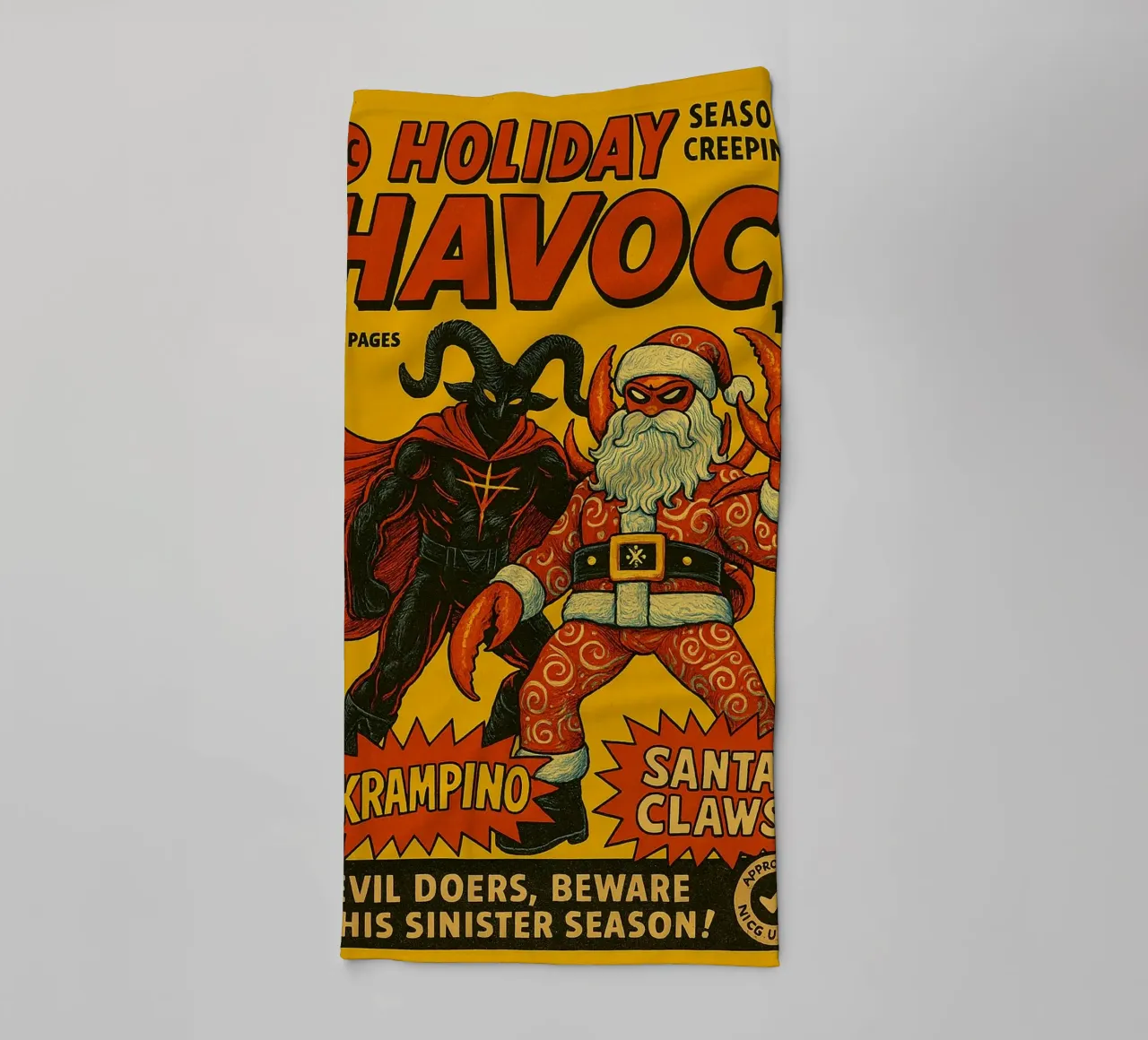 HOLIDAY HAVOC - Fresh Supes On The Block asciugamano da bagno da Vintage Van Gogh
