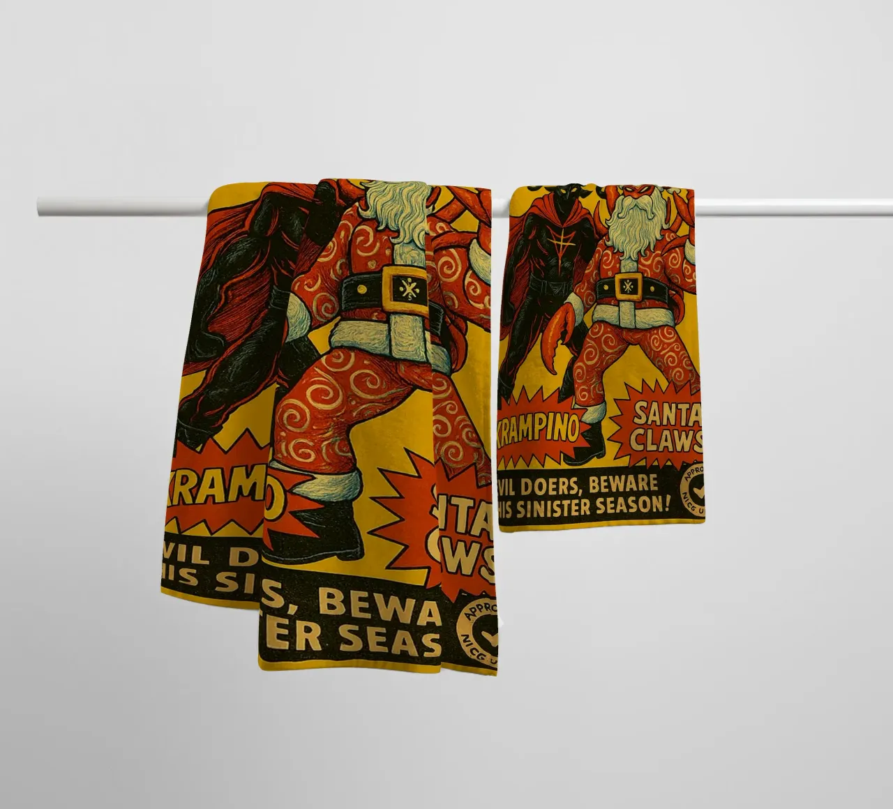 HOLIDAY HAVOC - Fresh Supes On The Block asciugamano da bagno da Vintage Van Gogh