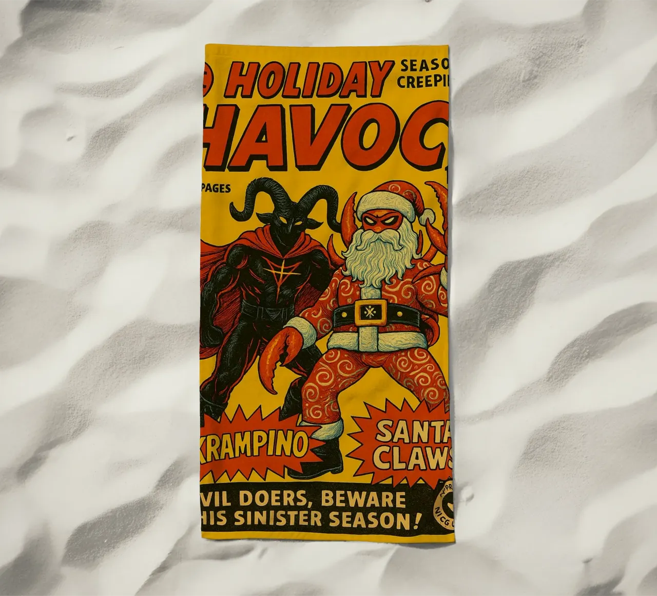 HOLIDAY HAVOC - Fresh Supes On The Block telo mare da Vintage Van Gogh