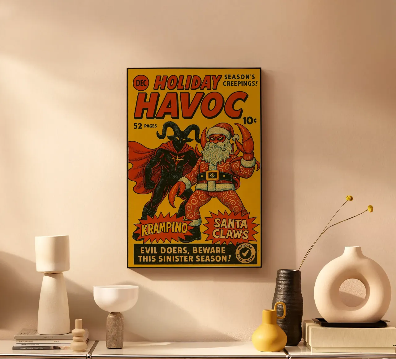 HOLIDAY HAVOC - Fresh Supes On The Block alluminio dibond da Vintage Van Gogh