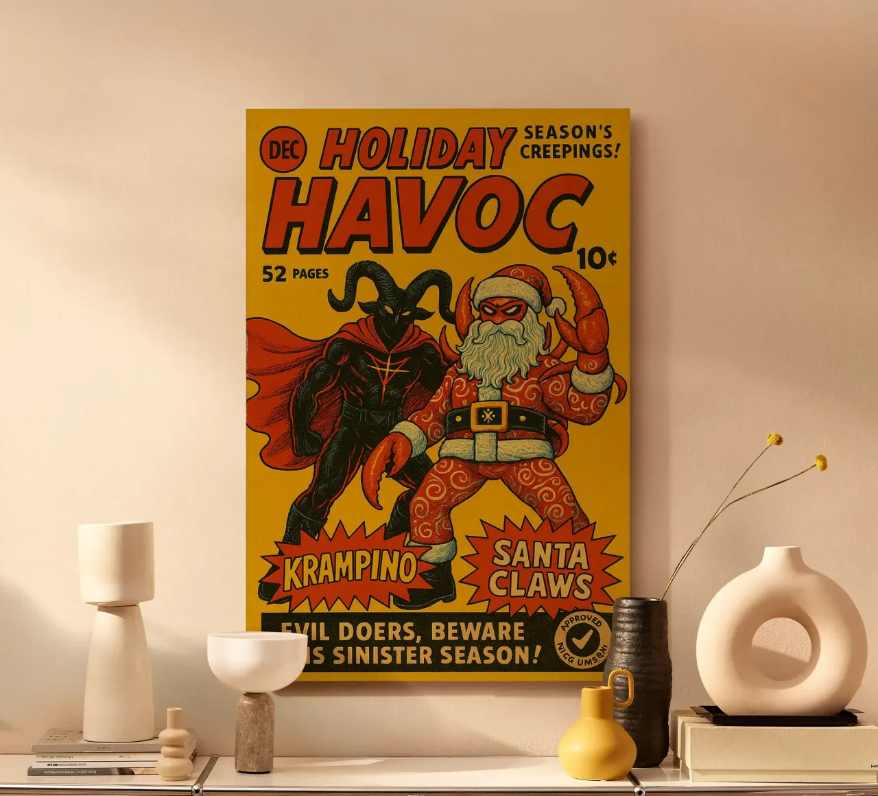 HOLIDAY HAVOC - Fresh Supes On The Block alluminio dibond da Vintage Van Gogh