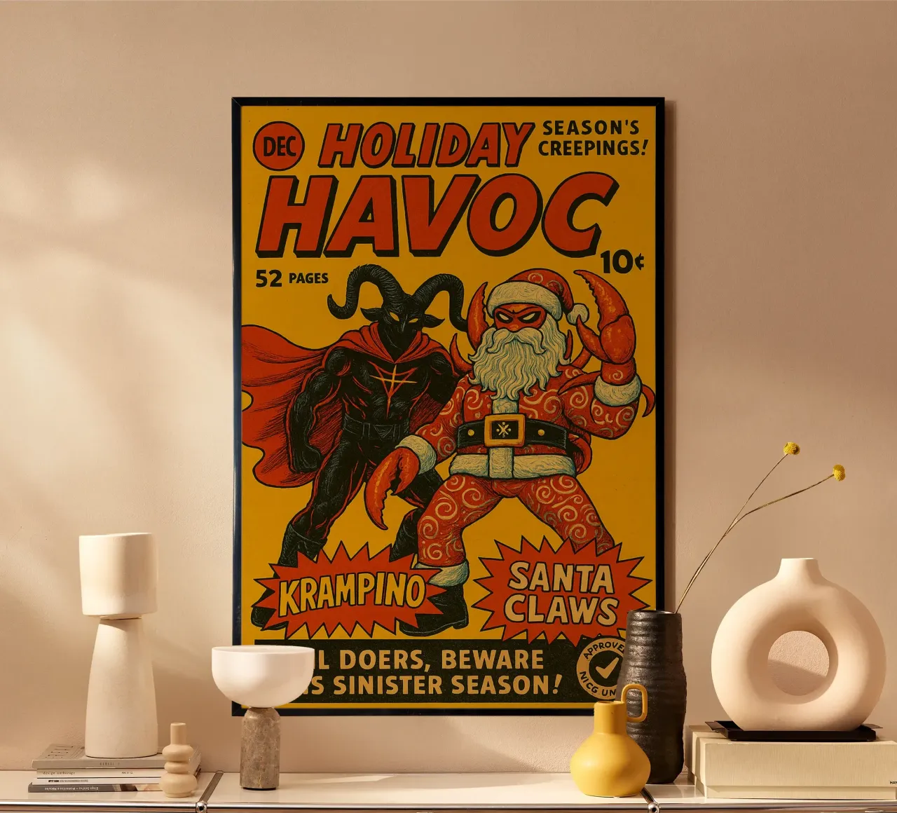 HOLIDAY HAVOC - Fresh Supes On The Block poster da Vintage Van Gogh