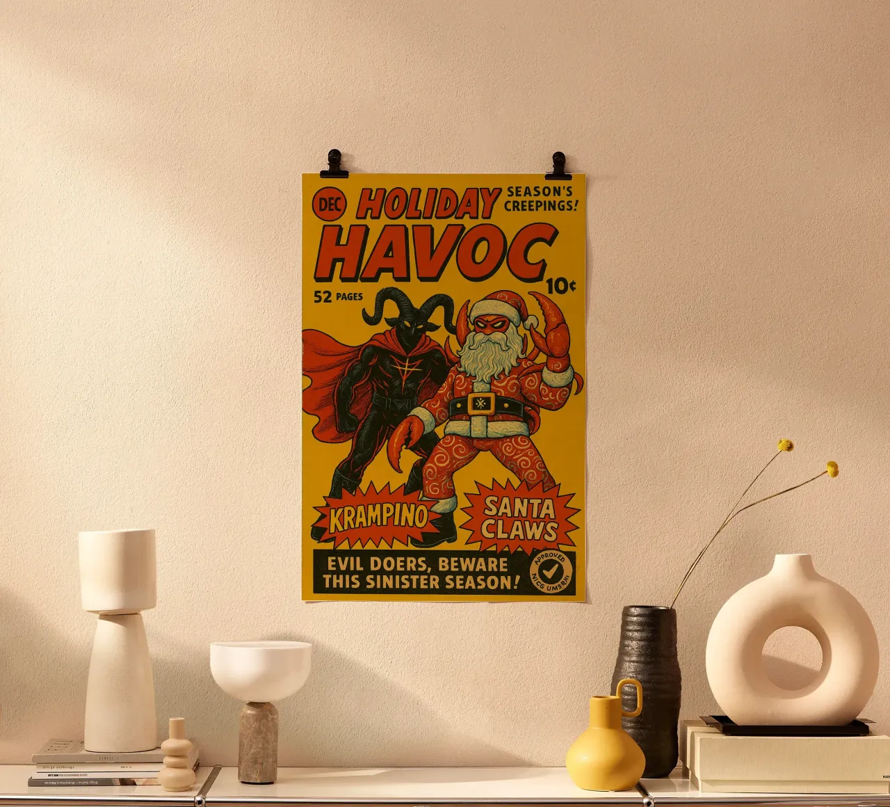 HOLIDAY HAVOC - Fresh Supes On The Block poster da Vintage Van Gogh