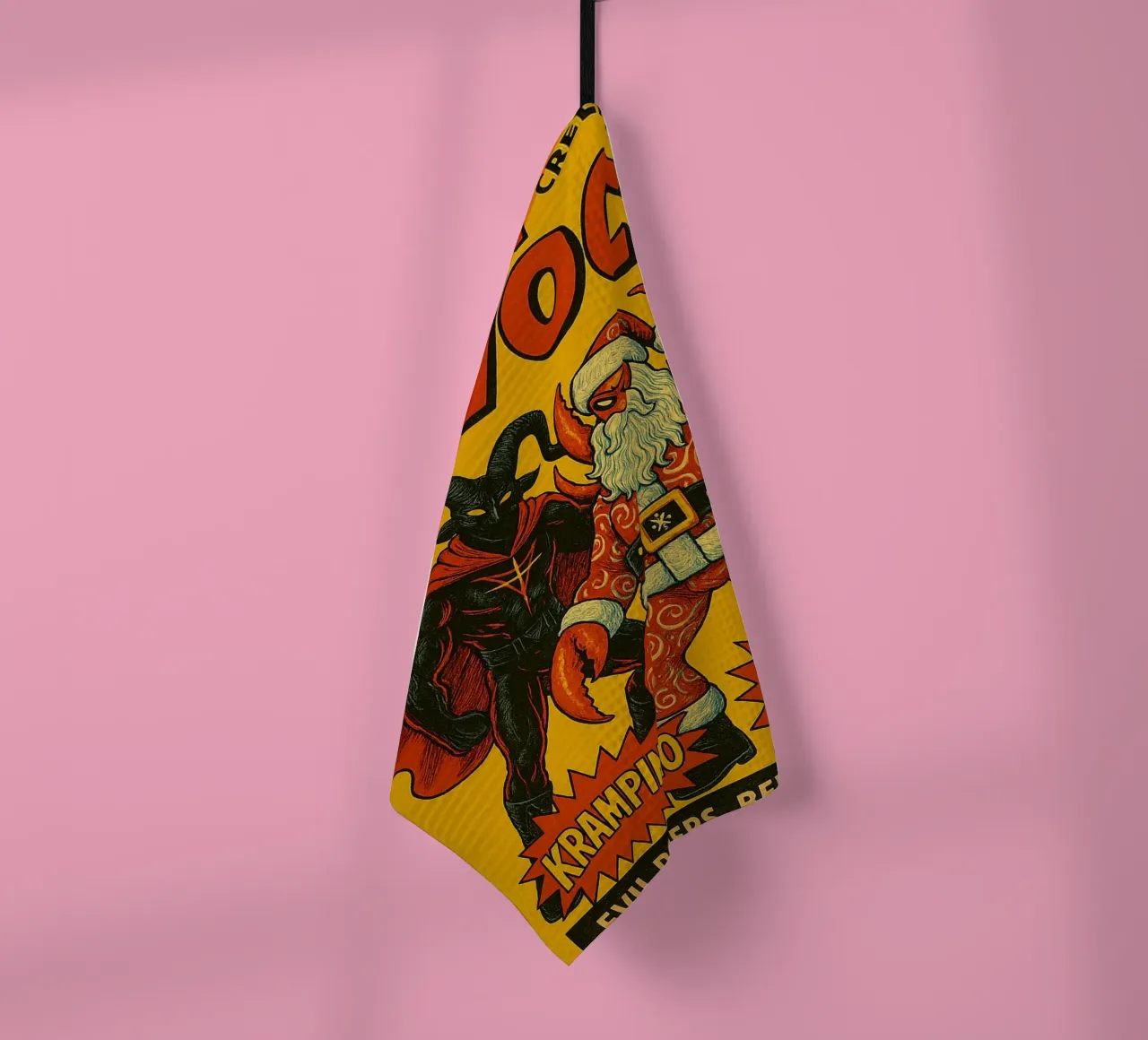 HOLIDAY HAVOC - Fresh Supes On The Block torchon de Vintage Van Gogh