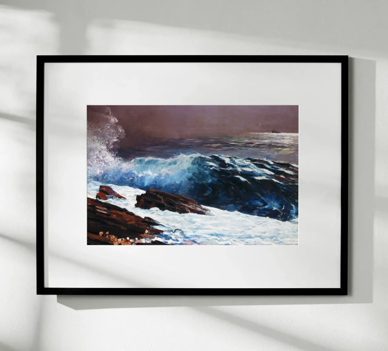 Winslow Homer’s Sunlight on the Coast carta hahnemühle da Venus Art